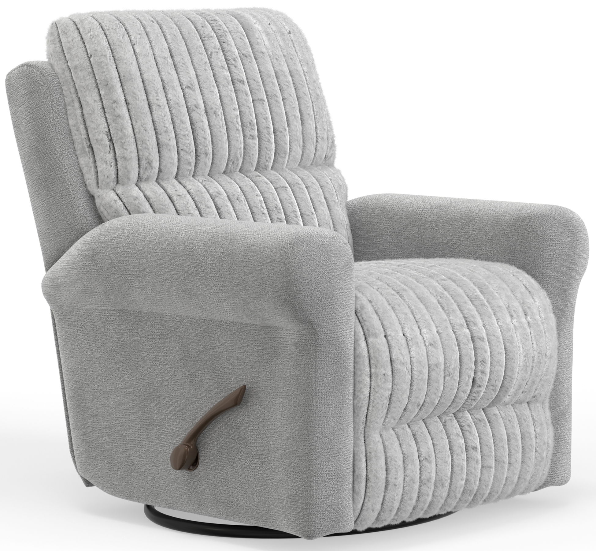 Foxy - Swivel Glider Recliner - Nickel