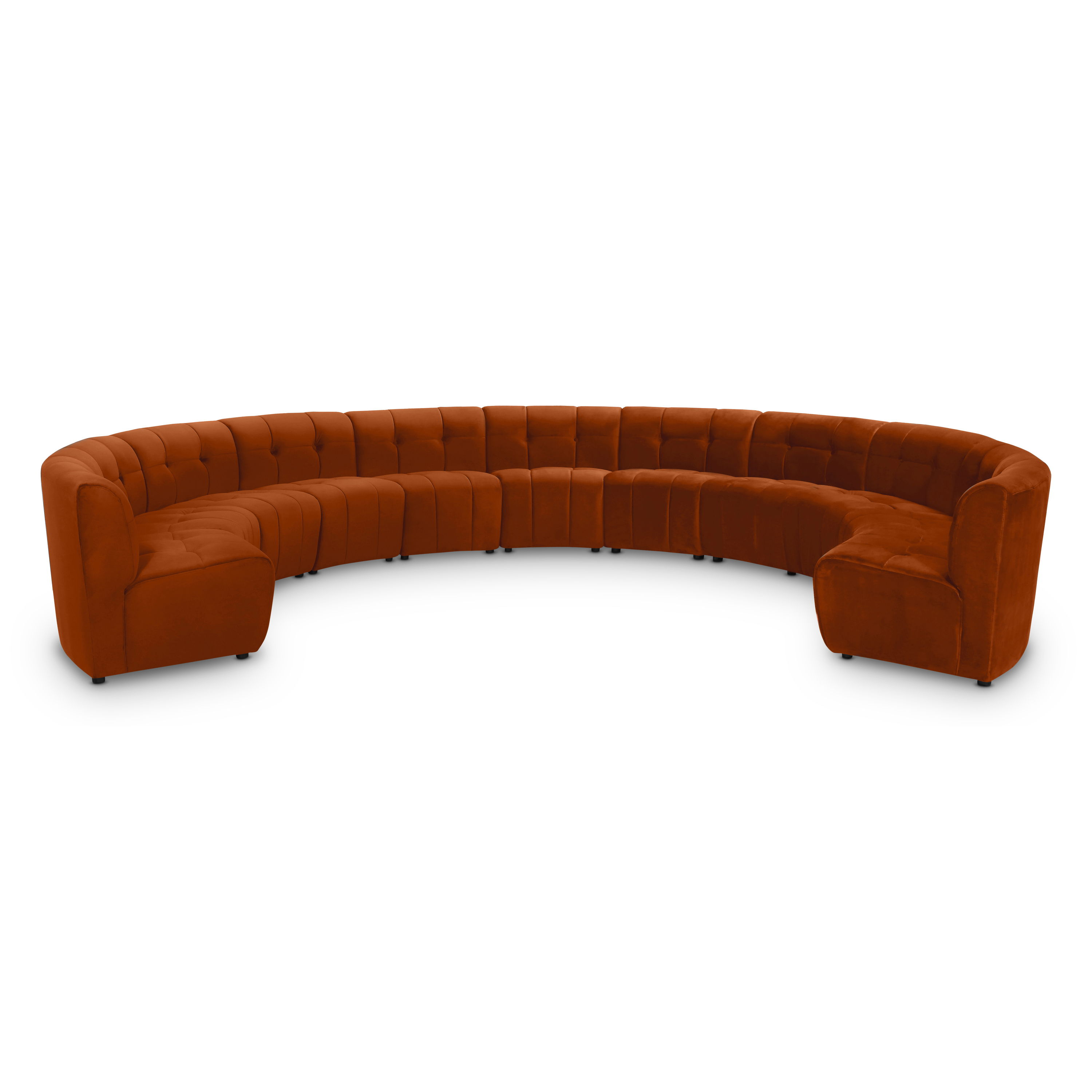 Limitless - 11 Piece Modular Sectional - Cognac