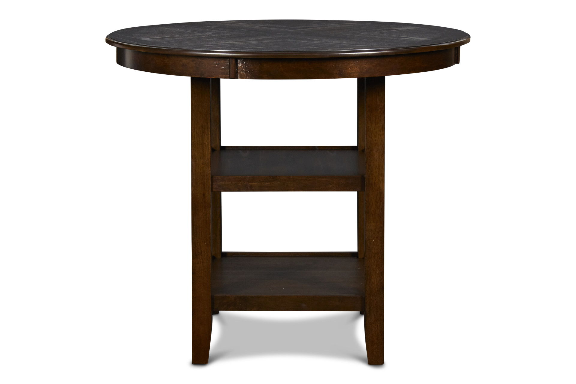 Gia - 5 Piece Round Counter Dining Set - Cherry