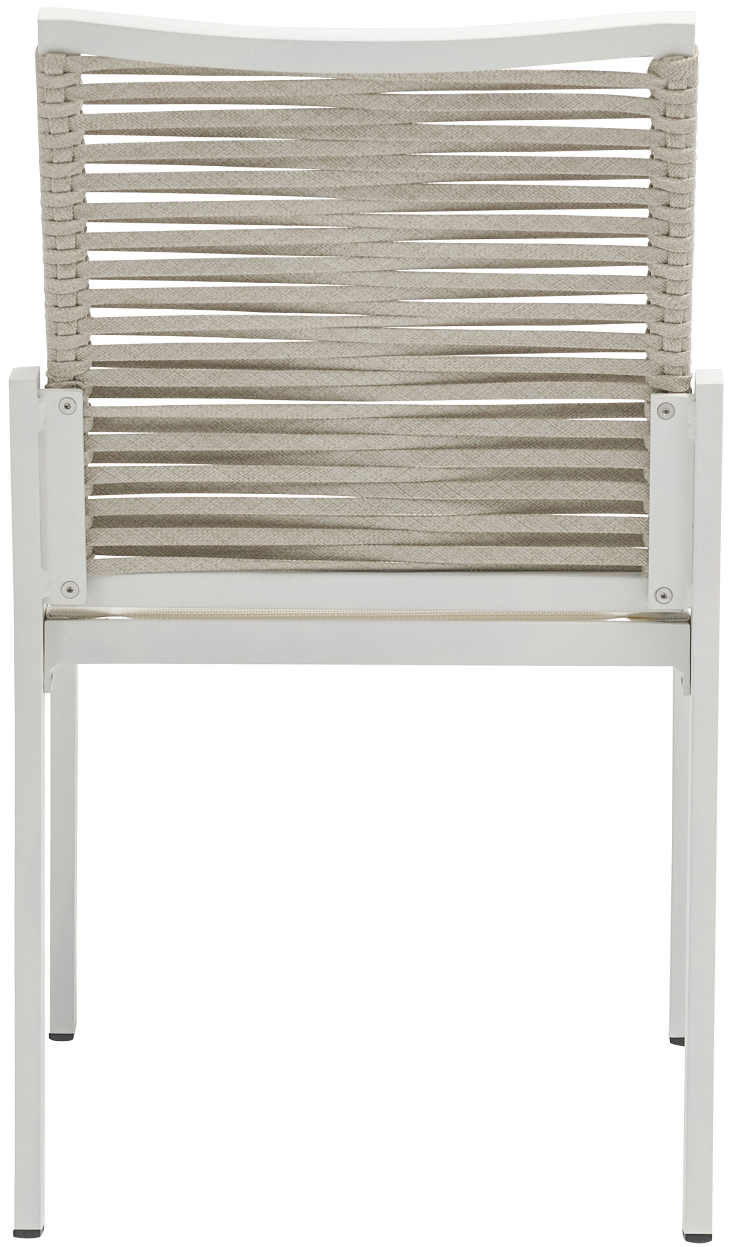 Maldives - Rope Outdoor Patio Dining Side Chair (Set of 2) - Beige