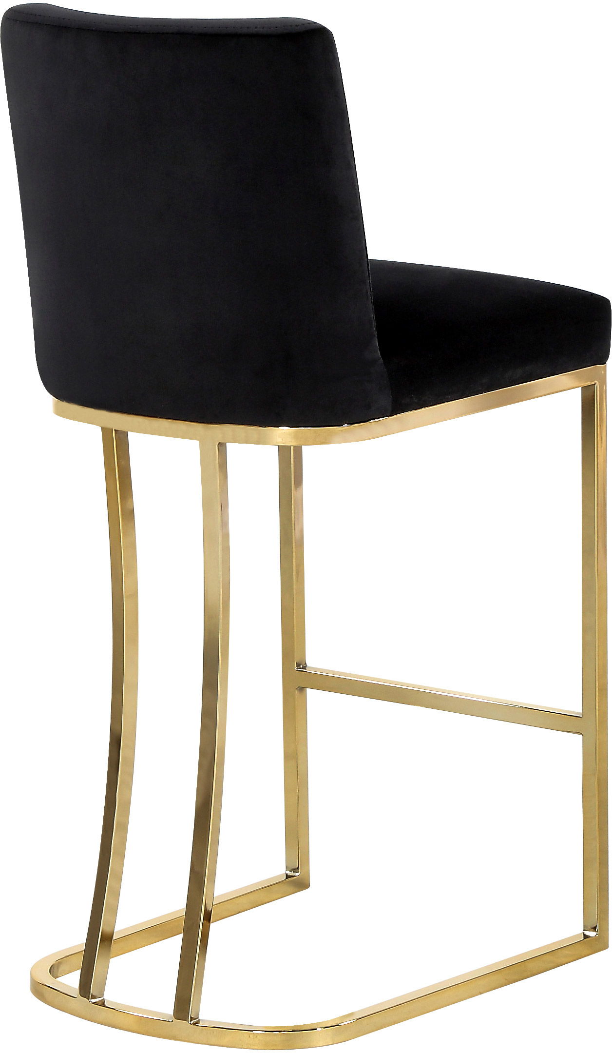 Heidi - Fabric Stool - Black