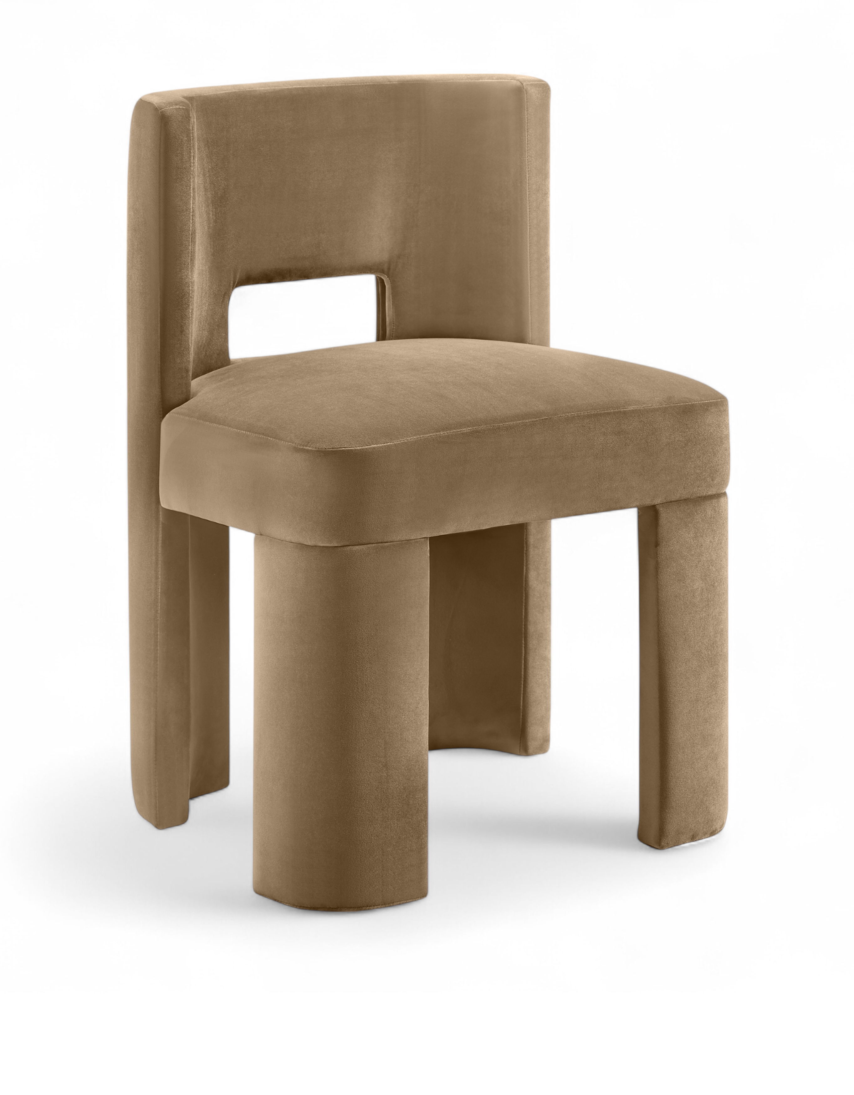 Zuno - Velvet Performance Fabric Upholstered Dining Chair (Set of 2) - Beige