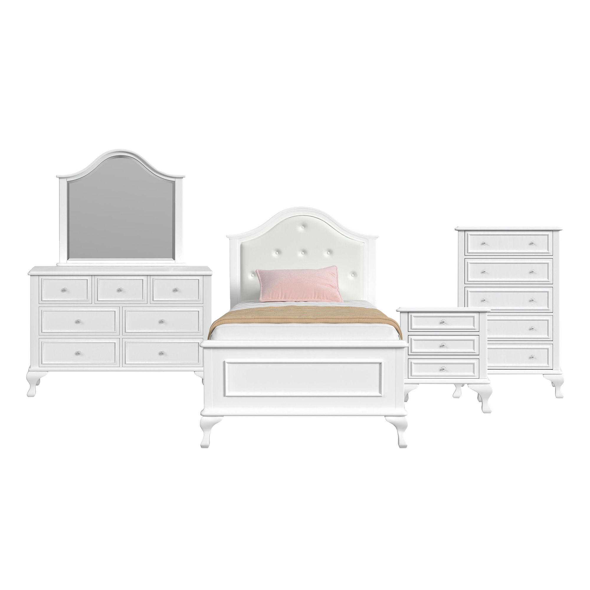 Twin · 5 Pc · Bedroom Set