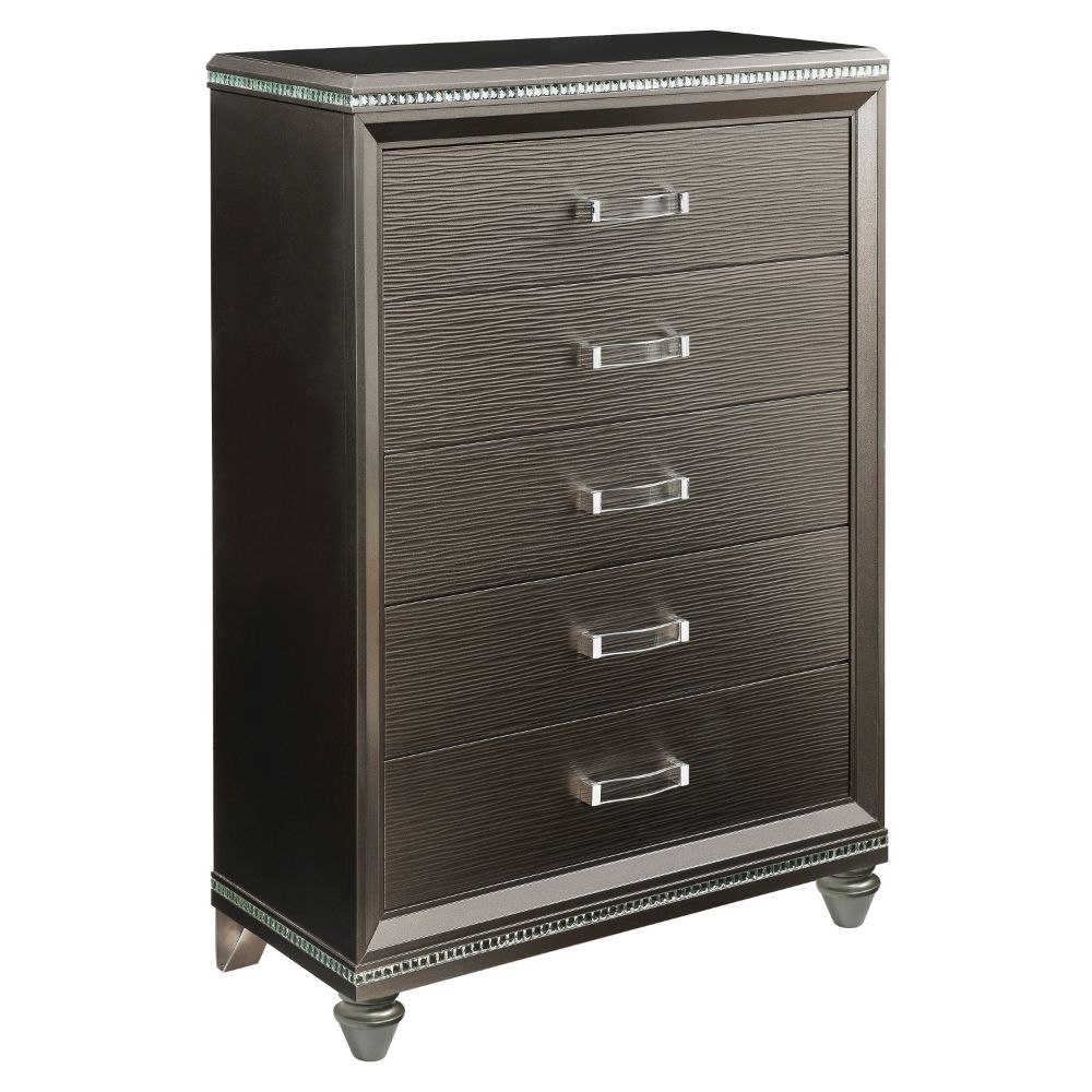 Sadie - Chest - Dark Champagne, dark brown