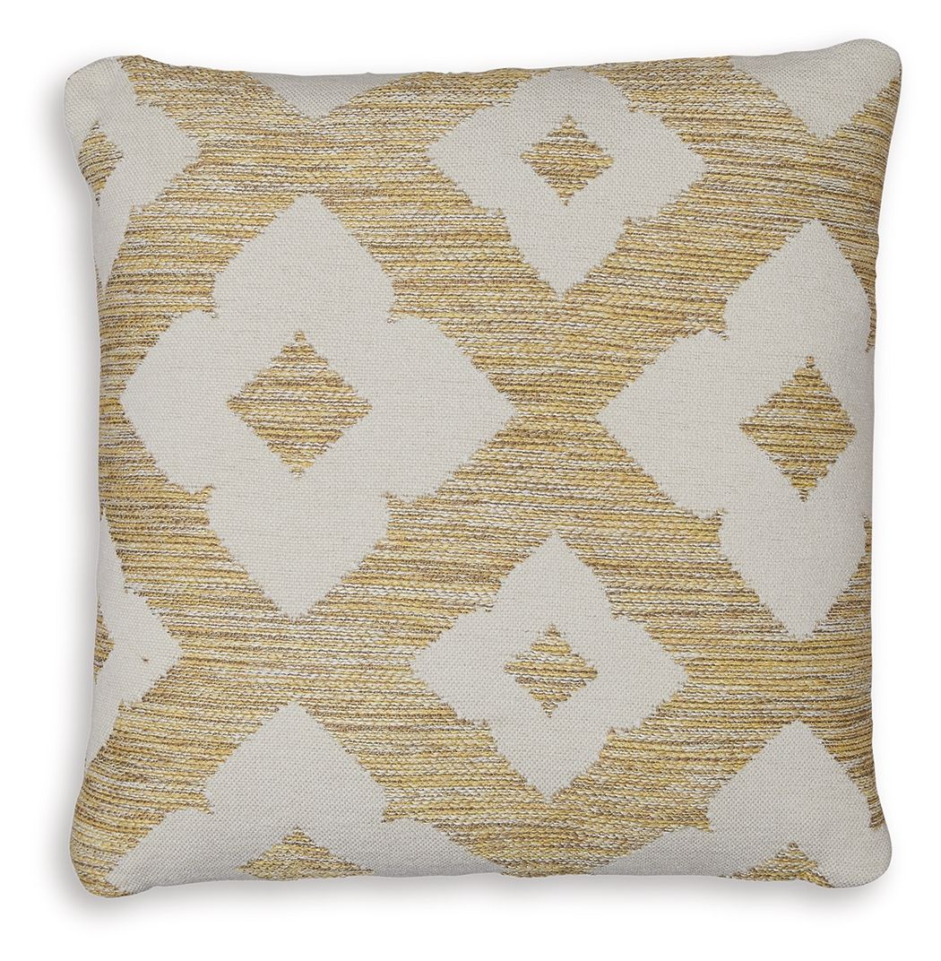 Ashley Brockner Next-Gen Nuvella Pillow (4/CS) - Brown/Yellow