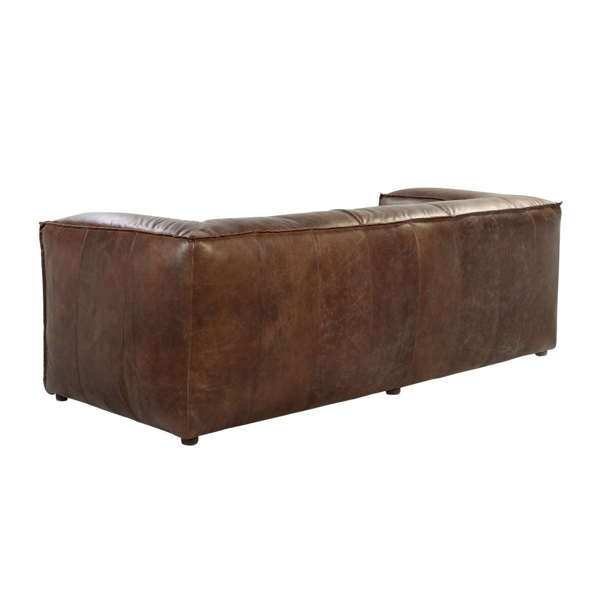 Brancaster - Sofa - Retro Brown Top Grain Leather, dark brown, view 2