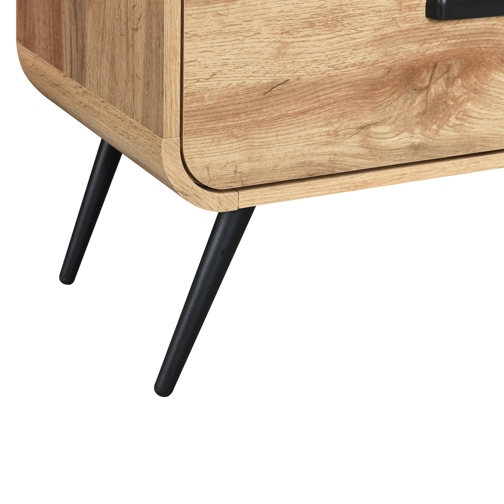 Rowan - 71" Low Profile TV Console - Natural, light brown, view 6