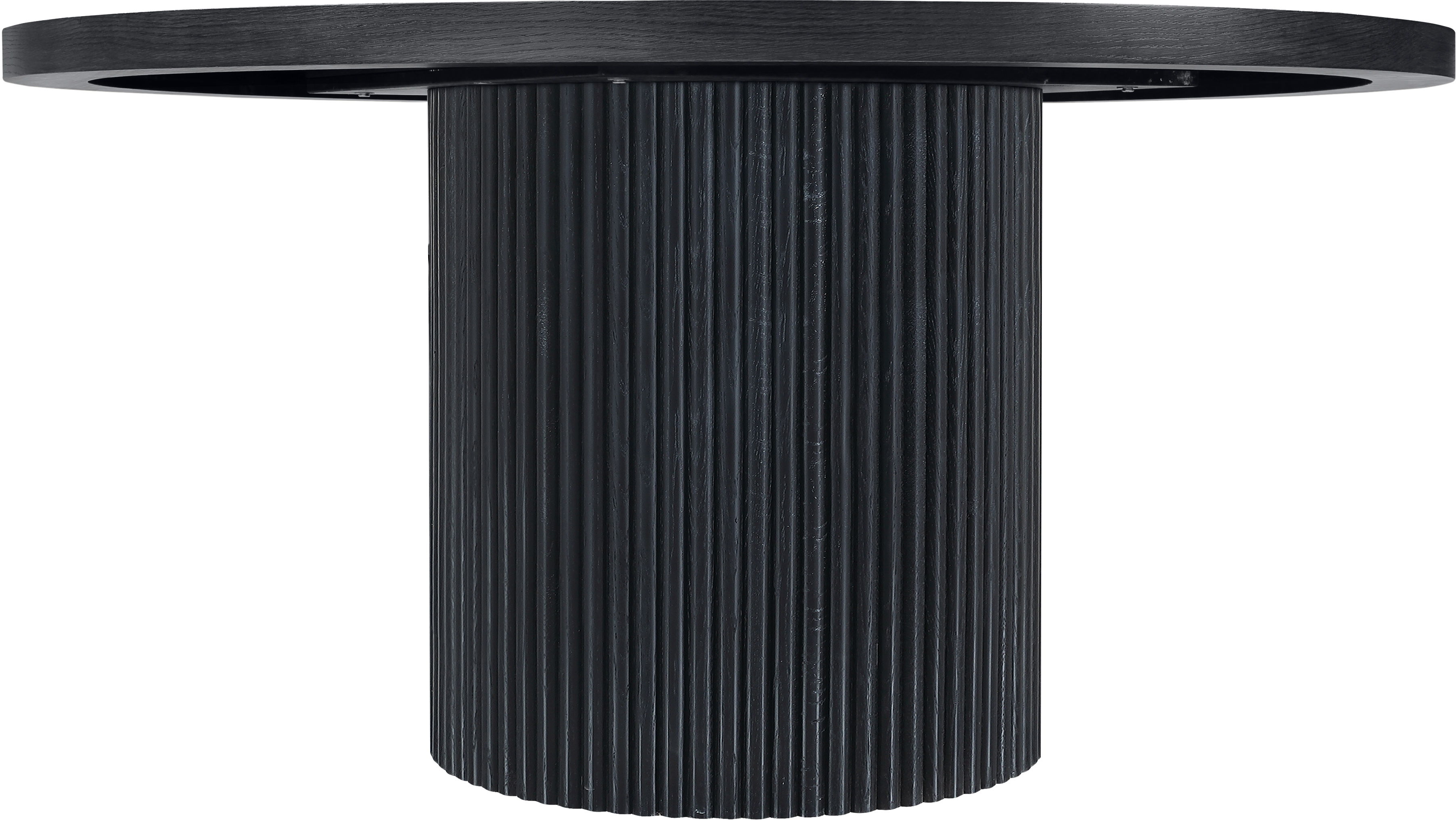 Belinda - Oak Veneer Dining Table - Black