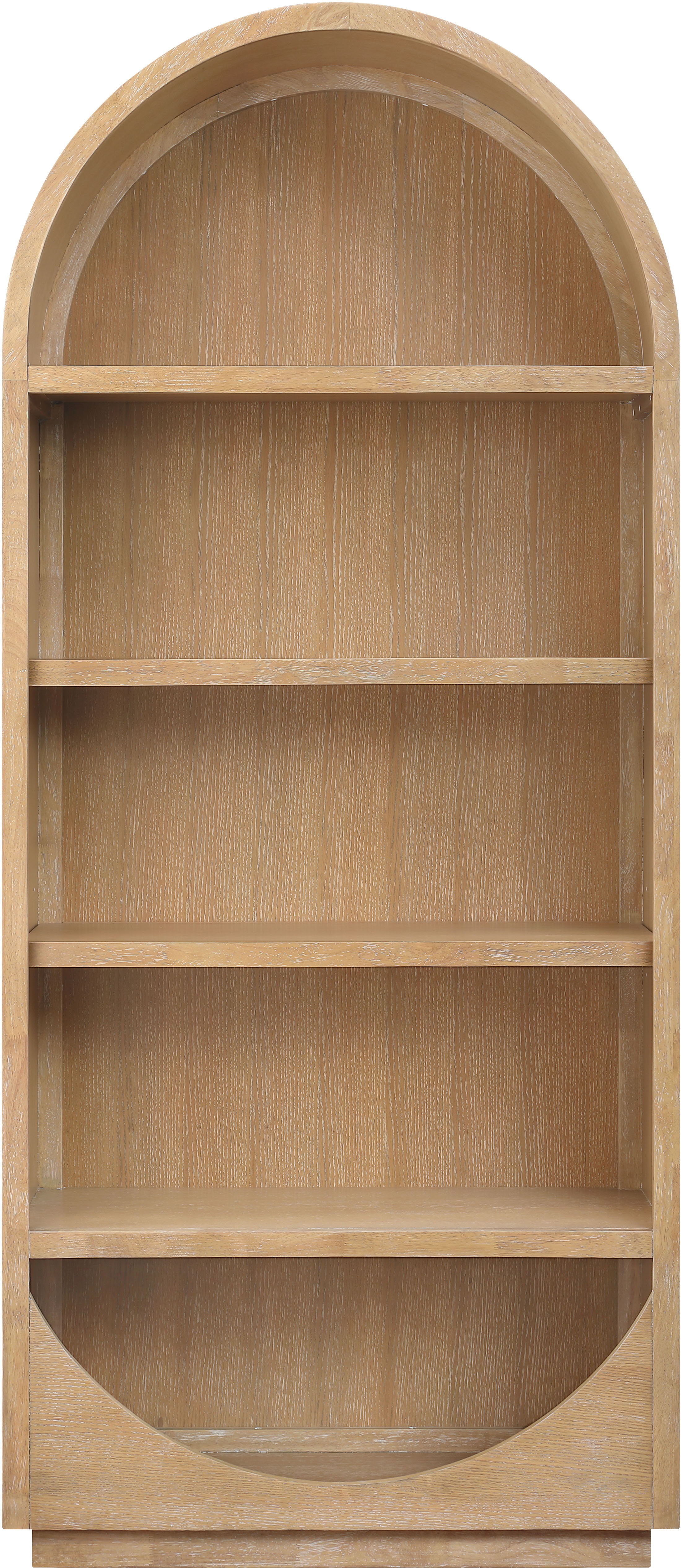 Hearth - Oak Veneer And Solid Wood Bookcase - Natural