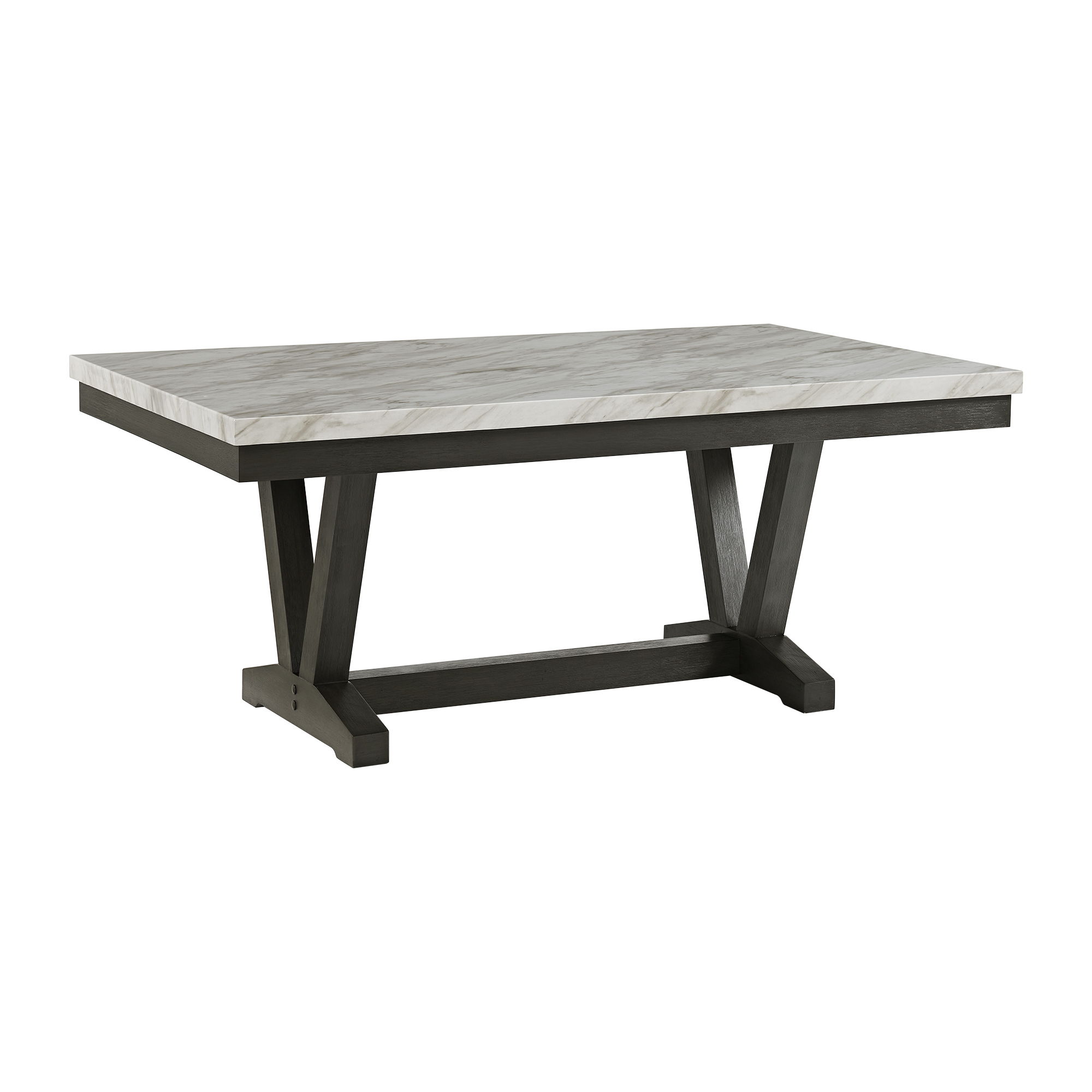 Everdeen - 5 Piece Dining Set Table With Four Chairs - Charcoal