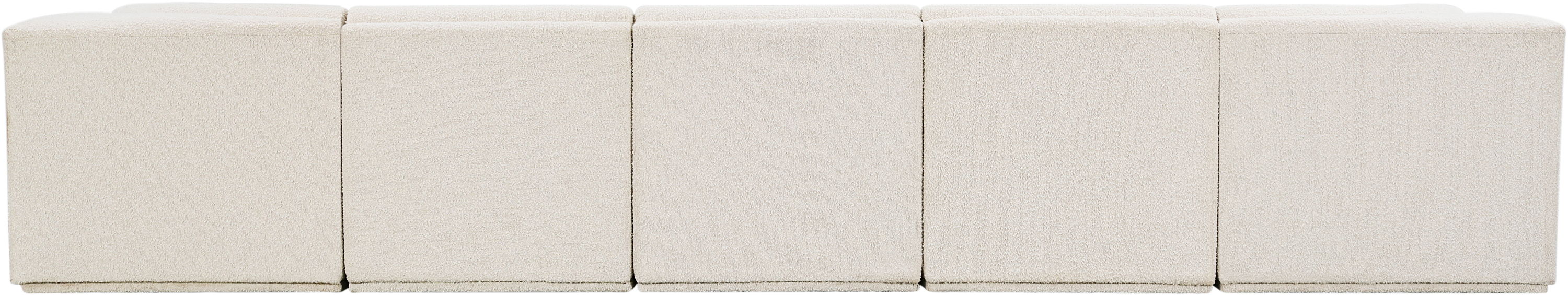 Ollie - 7 Piece Modular U-Shaped Sectional - Cream