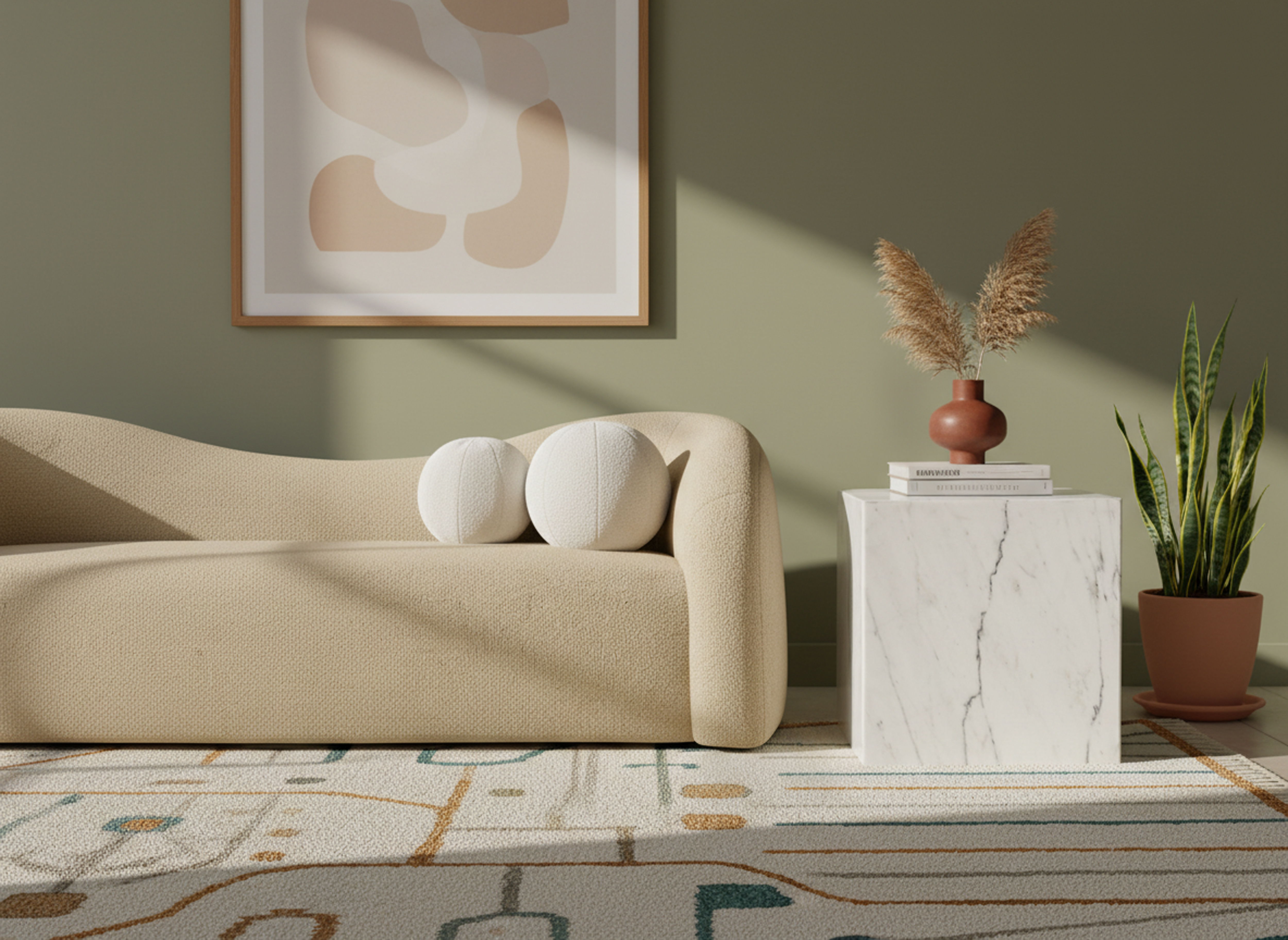 Bolzano - End Table - White