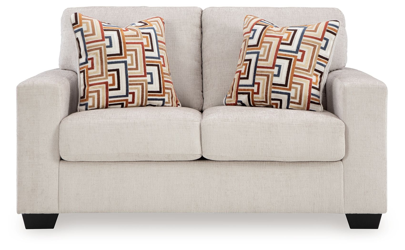 Ashley Furniture Aviemore - Loveseat - Stone - Image 3