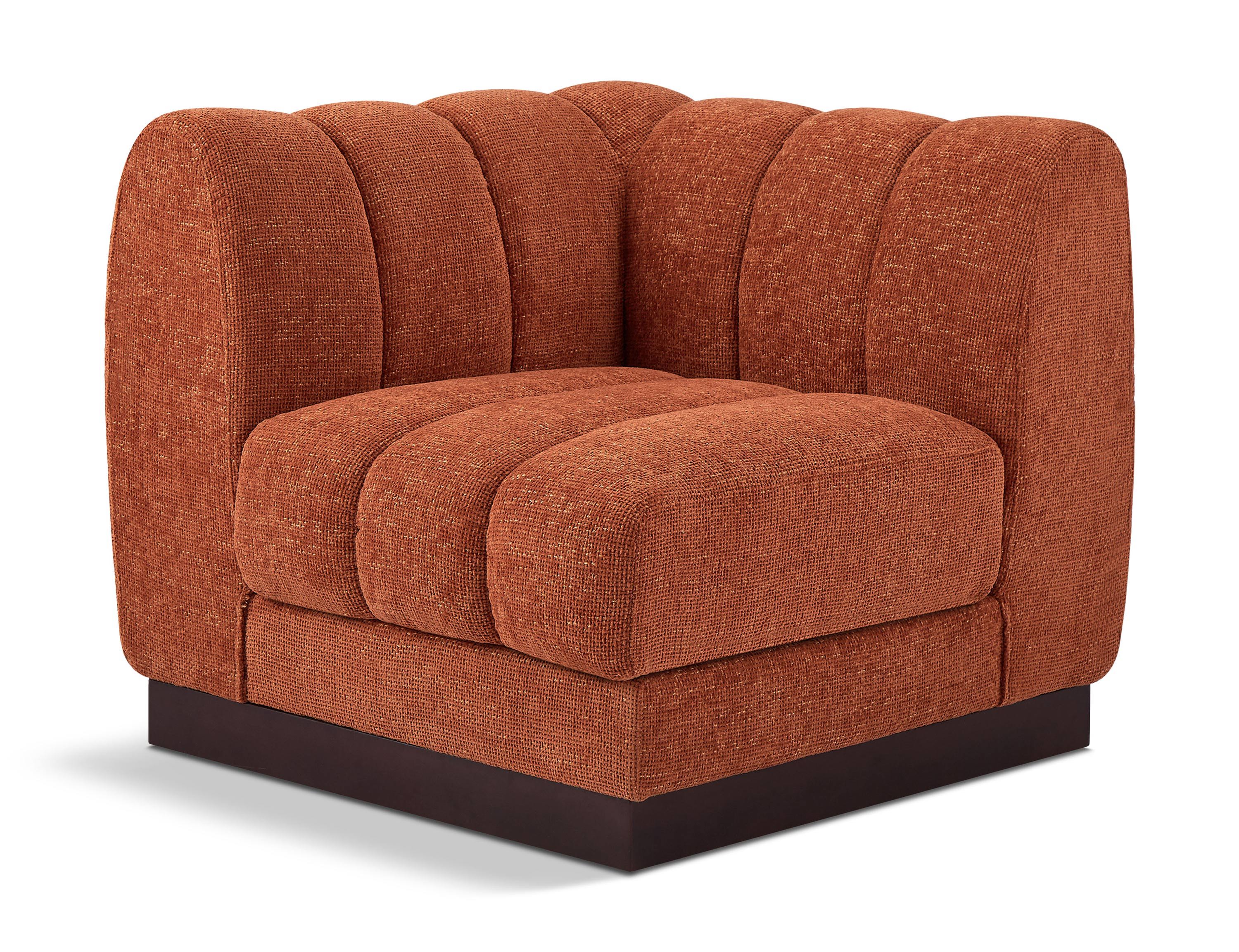 Quinn - Corner Chair - Cognac