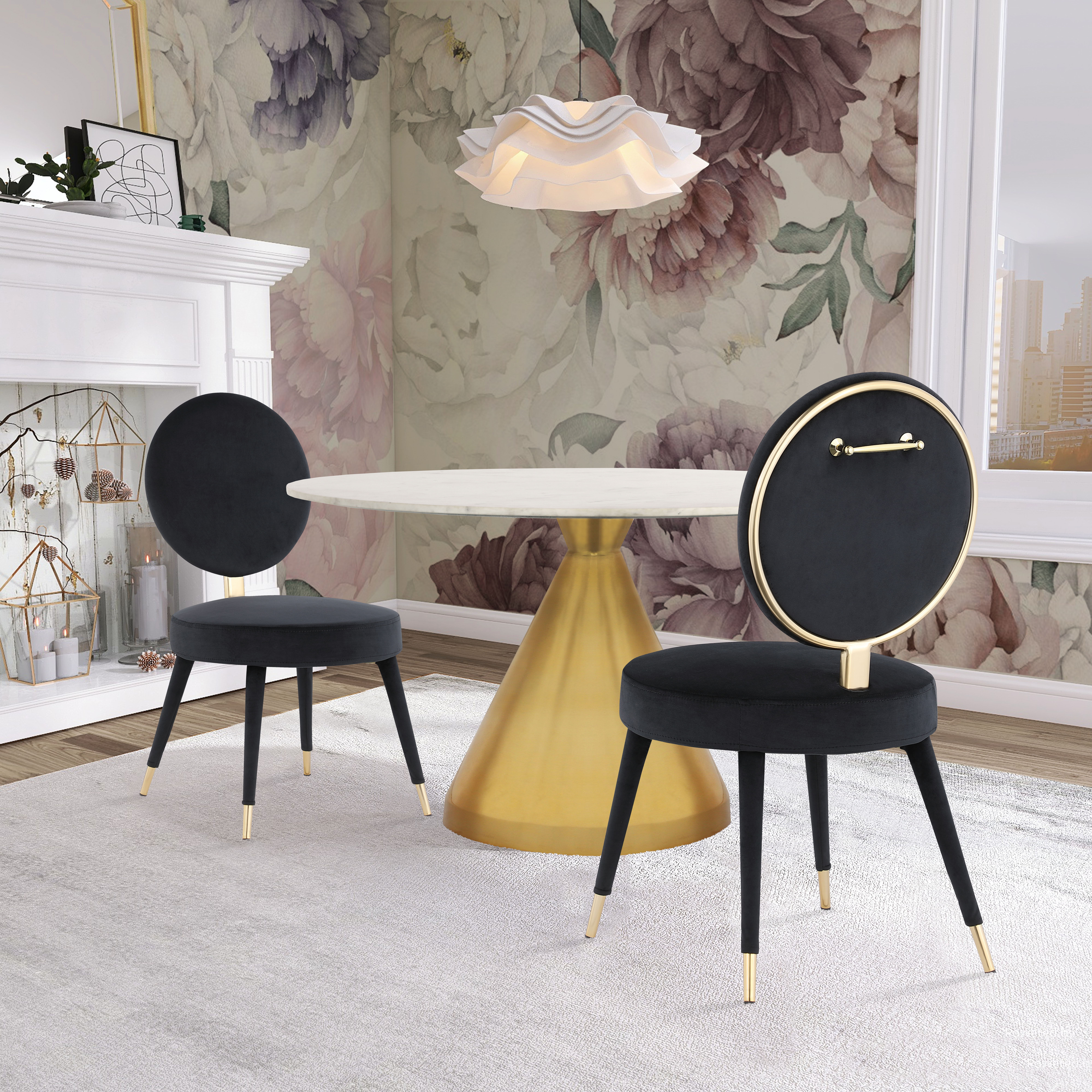 Brandy - Dining Chair (Set of 2) - Black