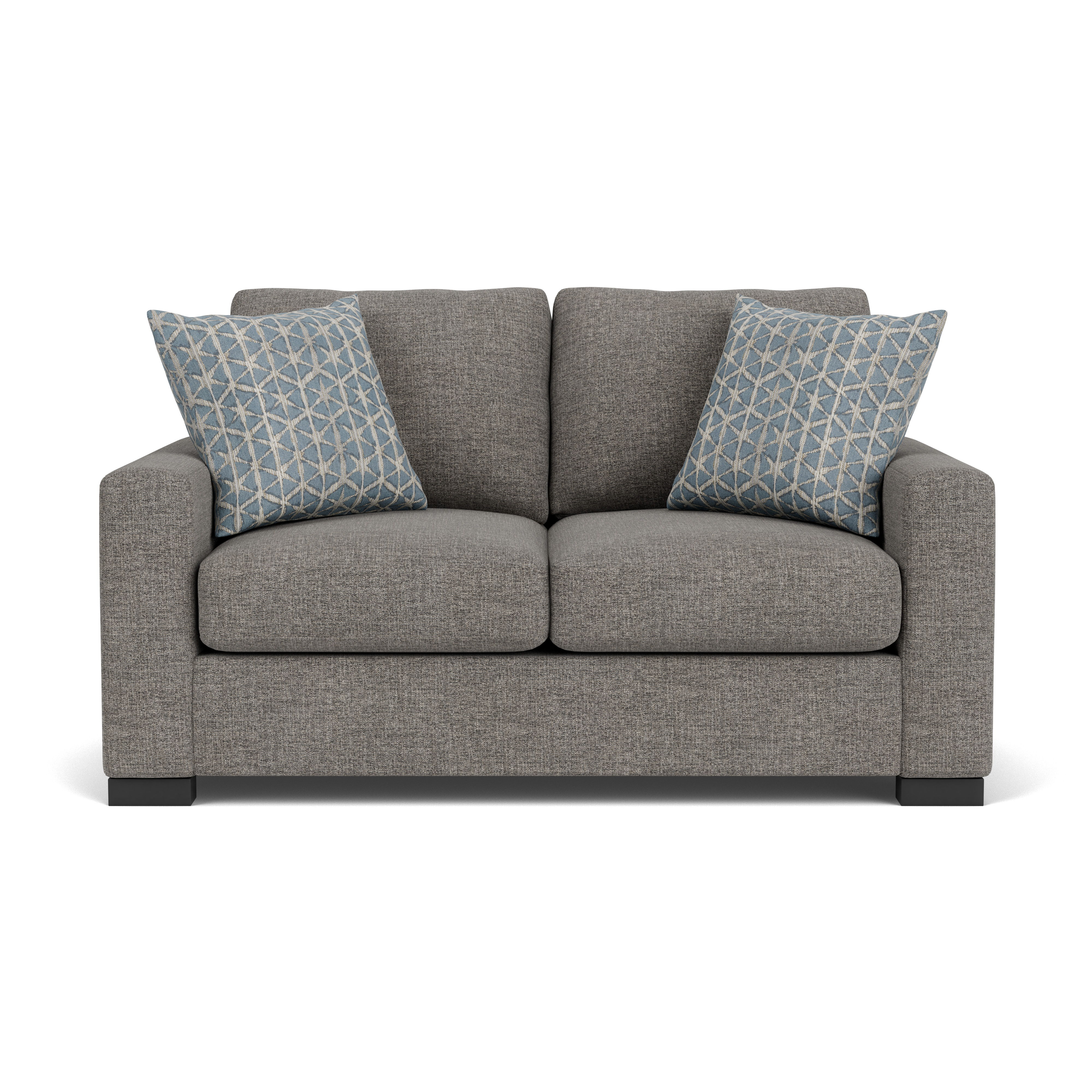 Oliver - Fabric Loveseat, gray, view 4