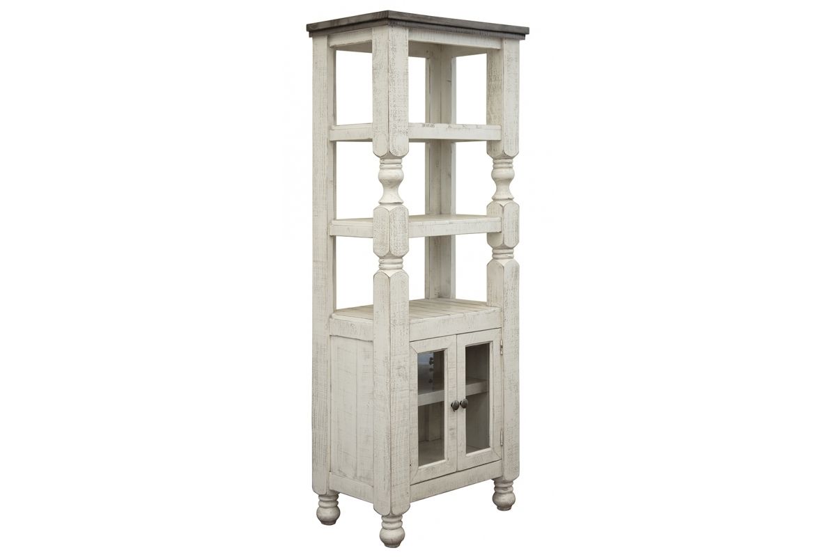 International Furniture Direct Stone - Pier - Antiqued Ivory / Weathered Gray