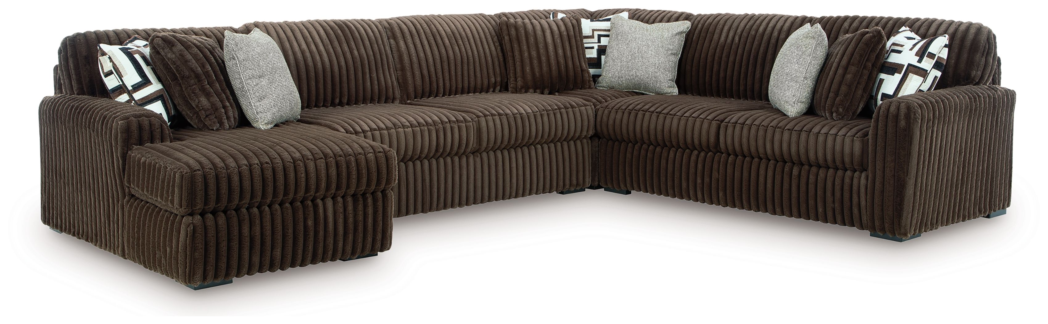 4 Pc · Sectional With LAF Corner Chaise