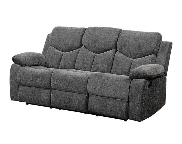 Kalen - Motion Sofa - Gray Chenille, dark gray