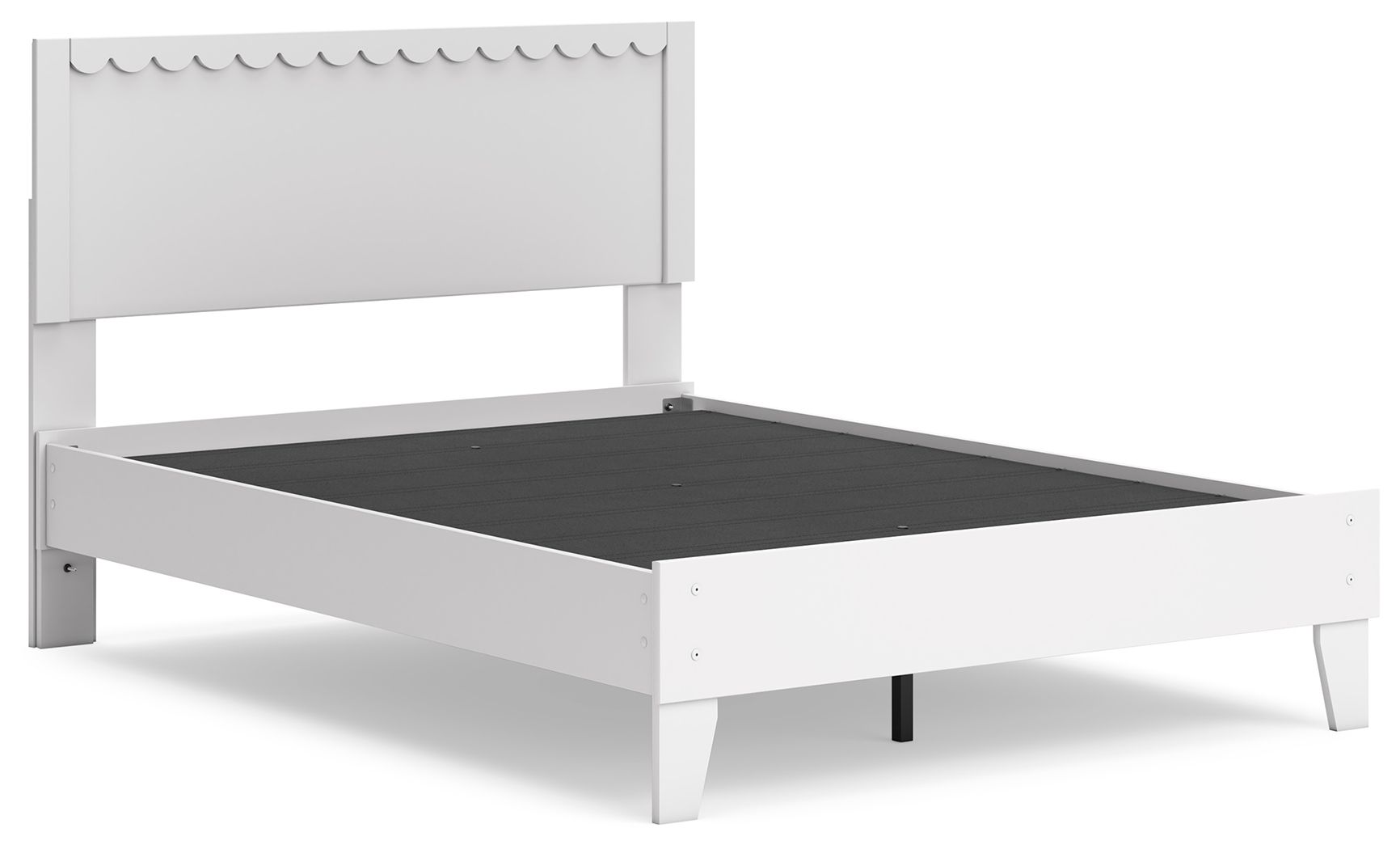 Hallityn - Full Panel Platform Bed - White