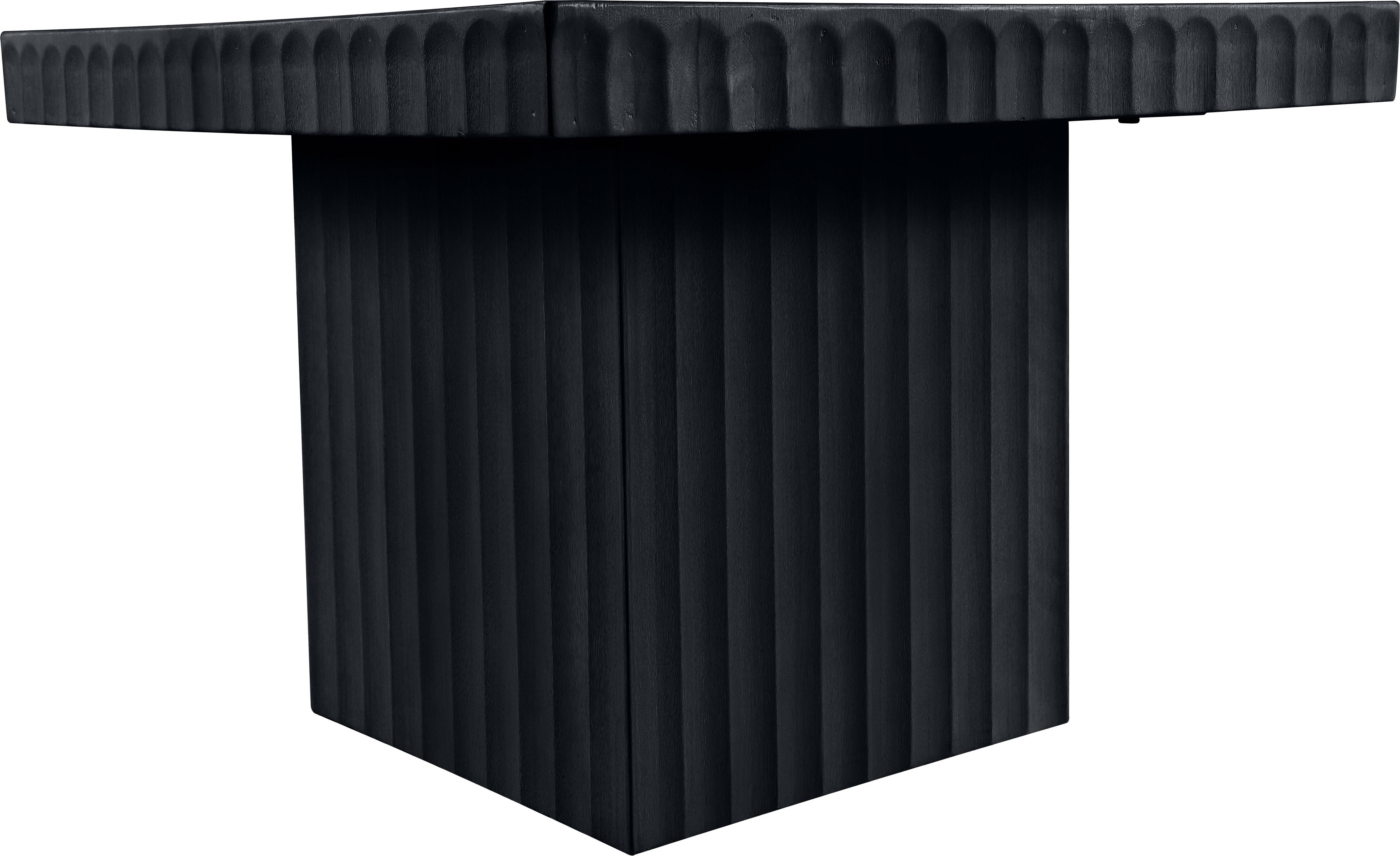 Spencer - 15" Oak Veneer Coffee Table - Black