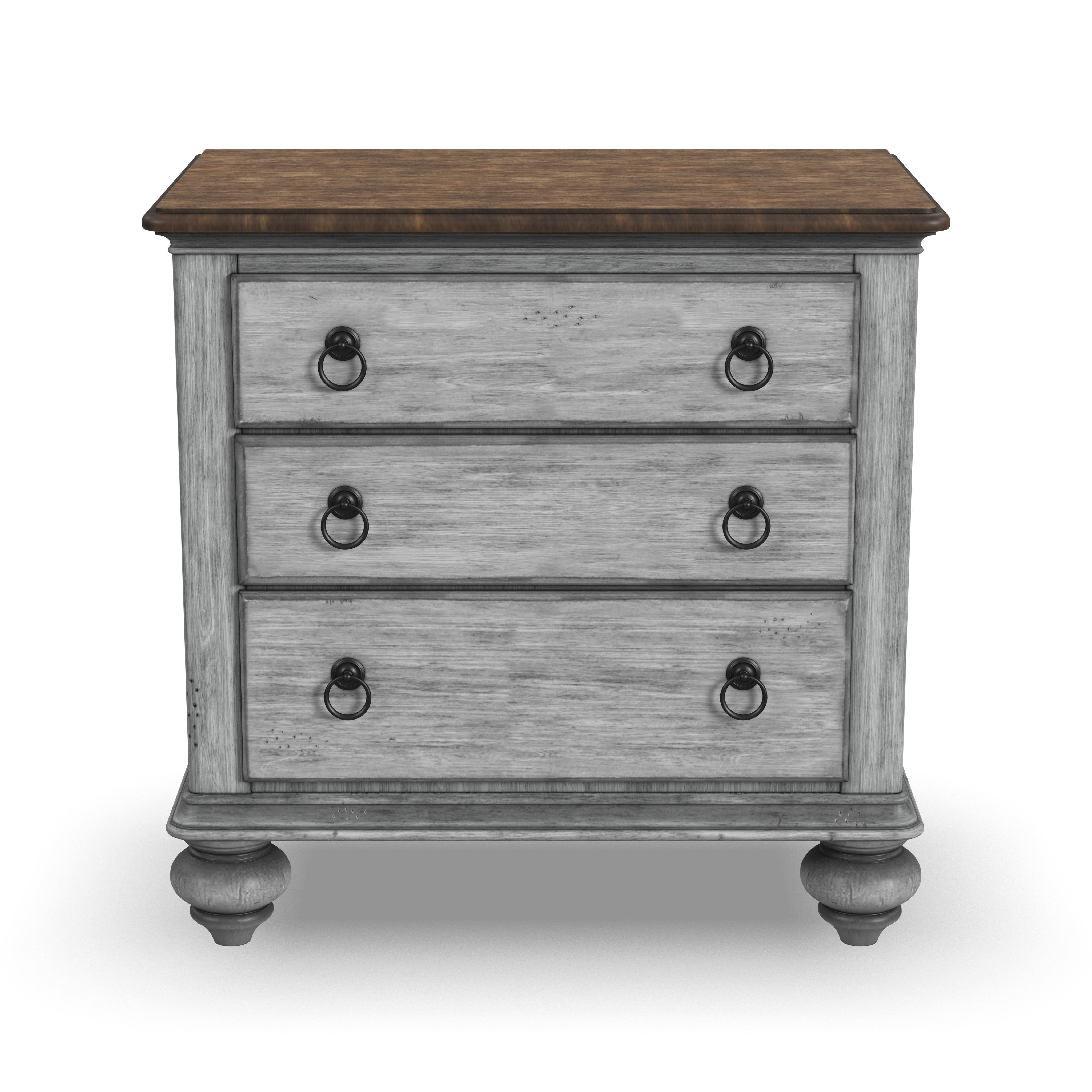 Plymouth - Nightstand - Gray, gray, view 2