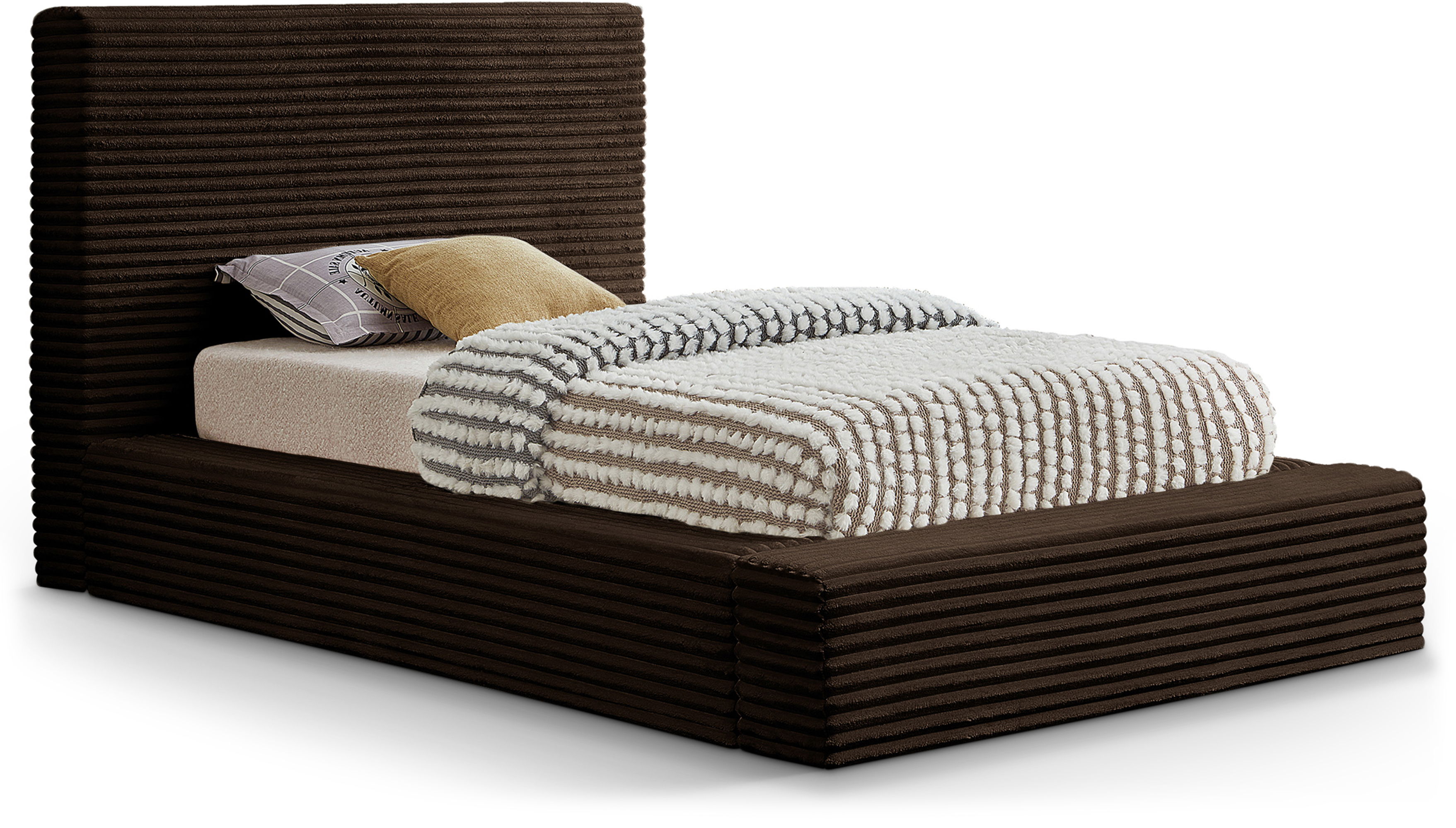 Dexter - Twin Bed - Brown