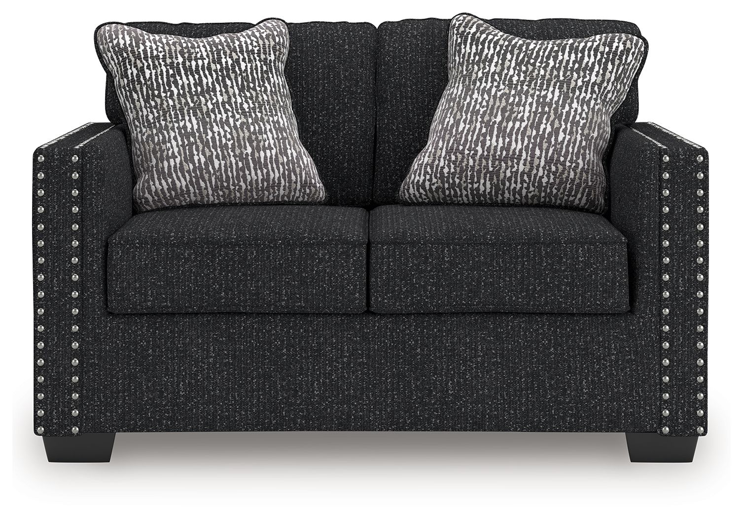 Ashley Furniture Jasmine Peaks - 2 Pc. - Sofa, Loveseat - Coal - Image 8