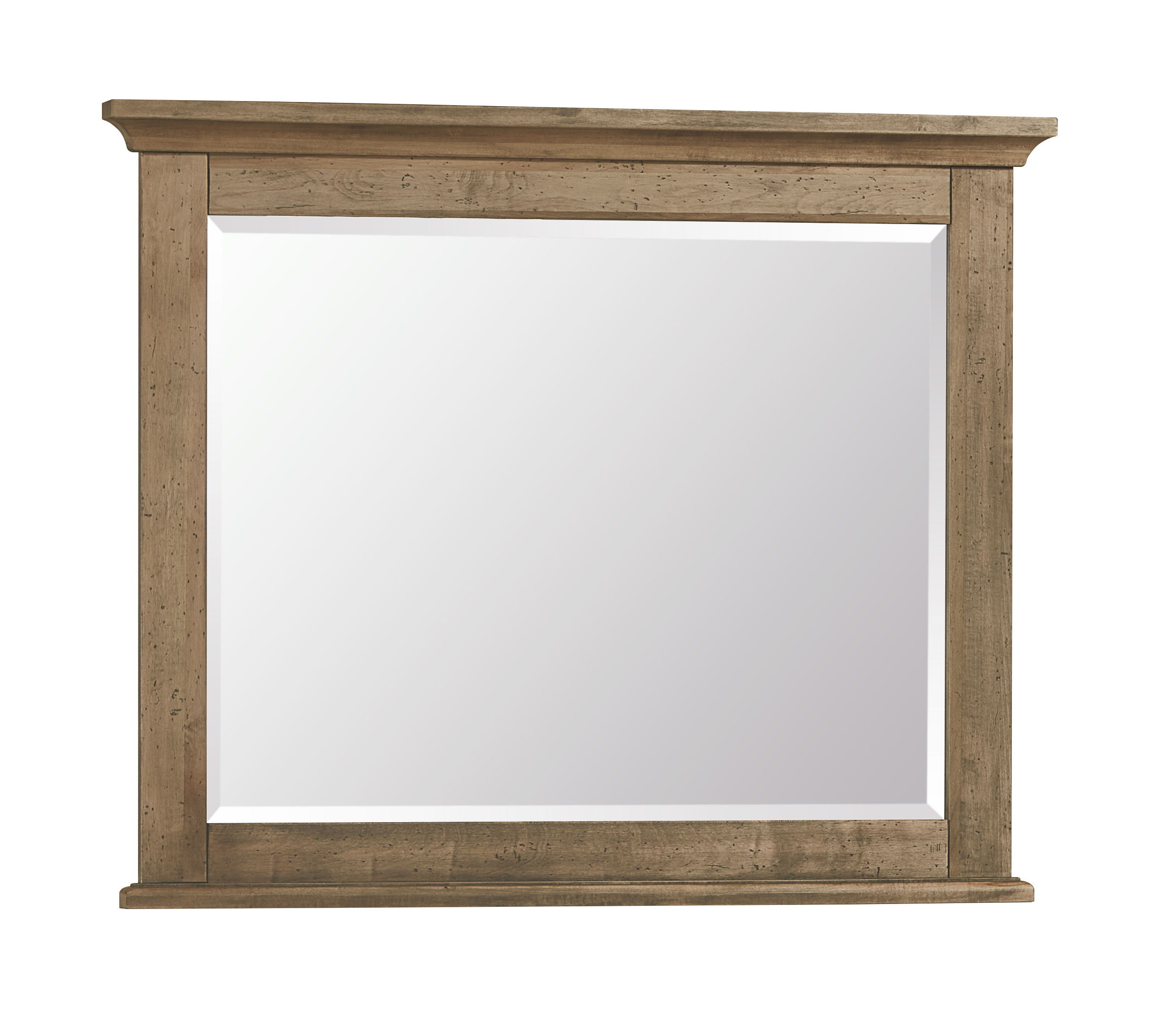 Vaughan-Bassett Carlisle - Landscape Mirror - Warm Natural
