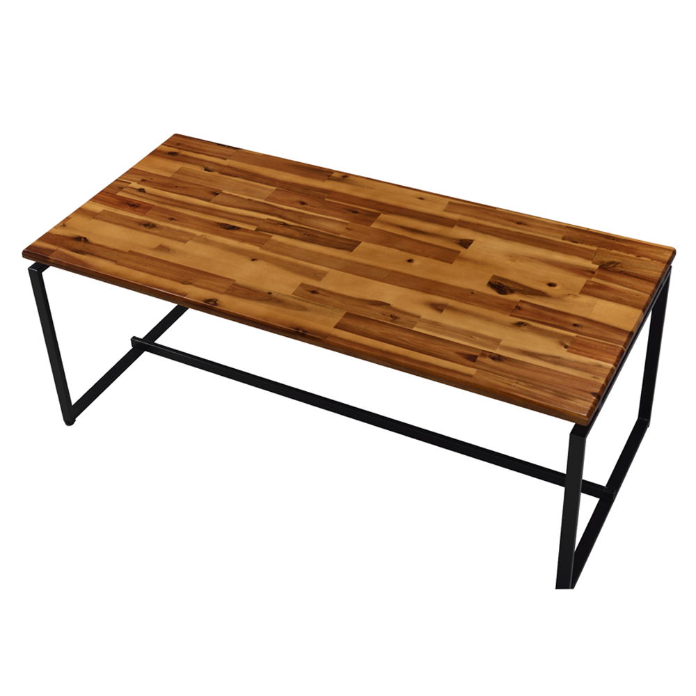 Jurgen - 3 Piece Coffee & End Set - Oak & Black, black, view 6