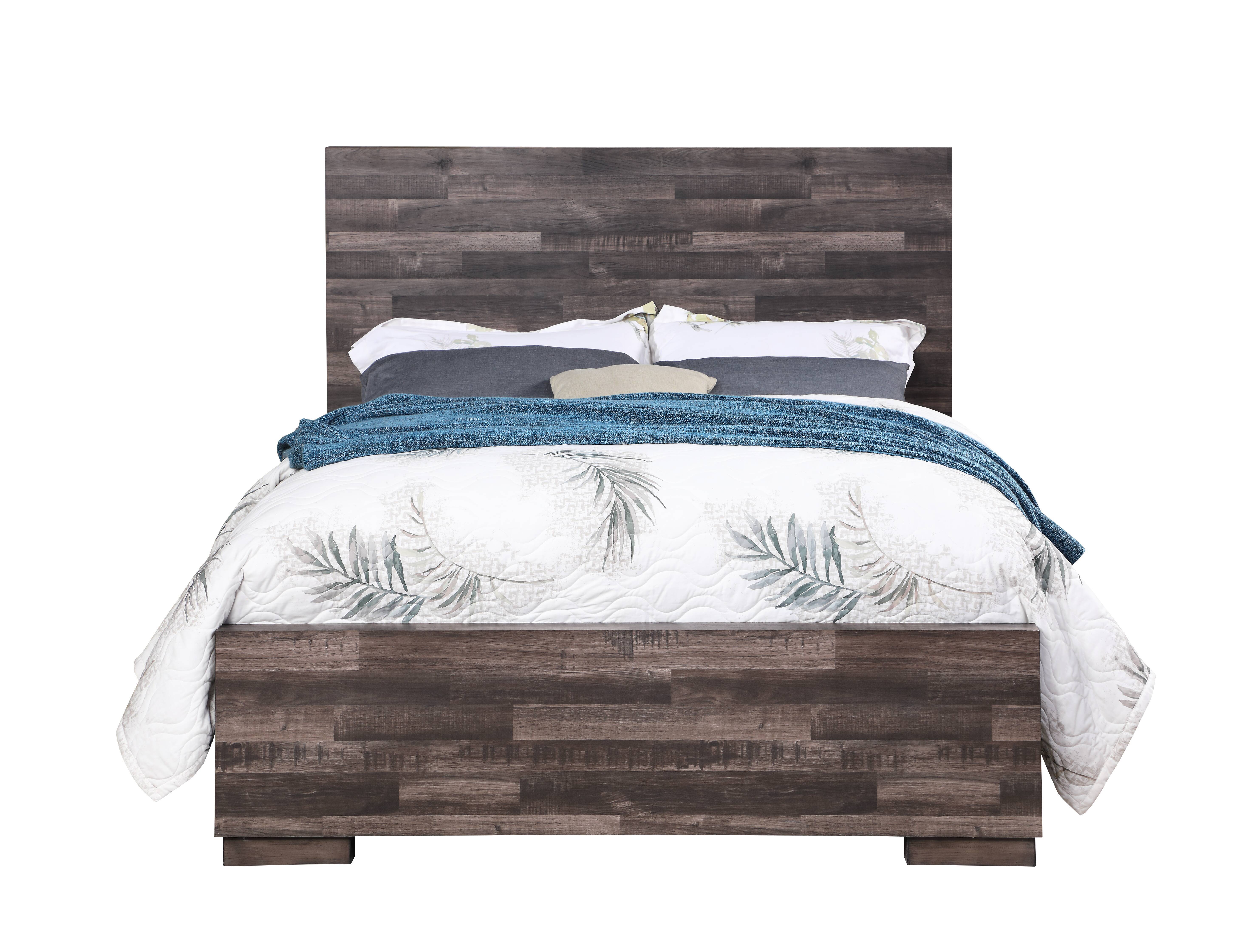 Juniper - Eastern King Bed - Dark Oak, dark brown, view 2