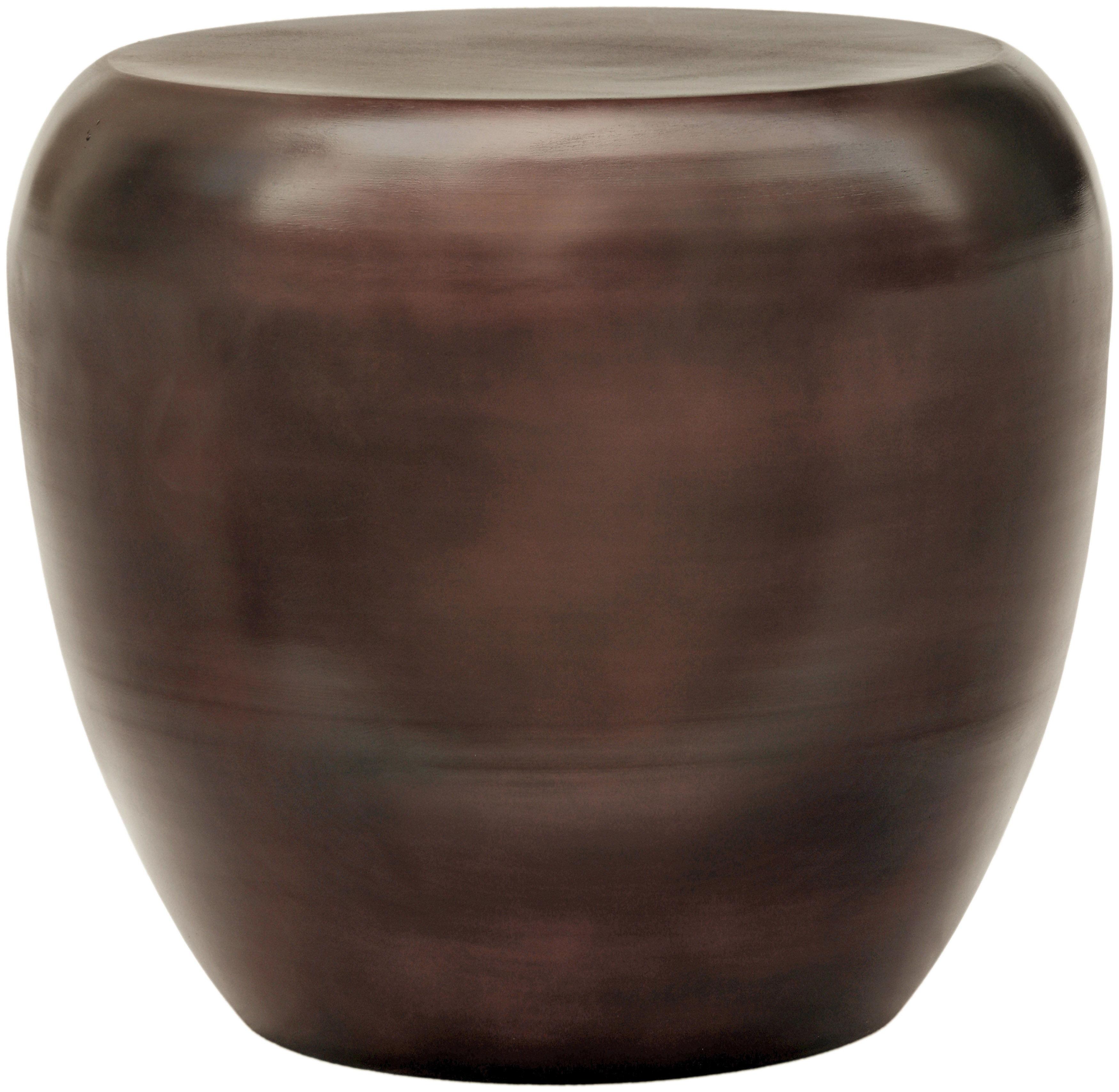 Capsule - Aluminum End Table - Brown