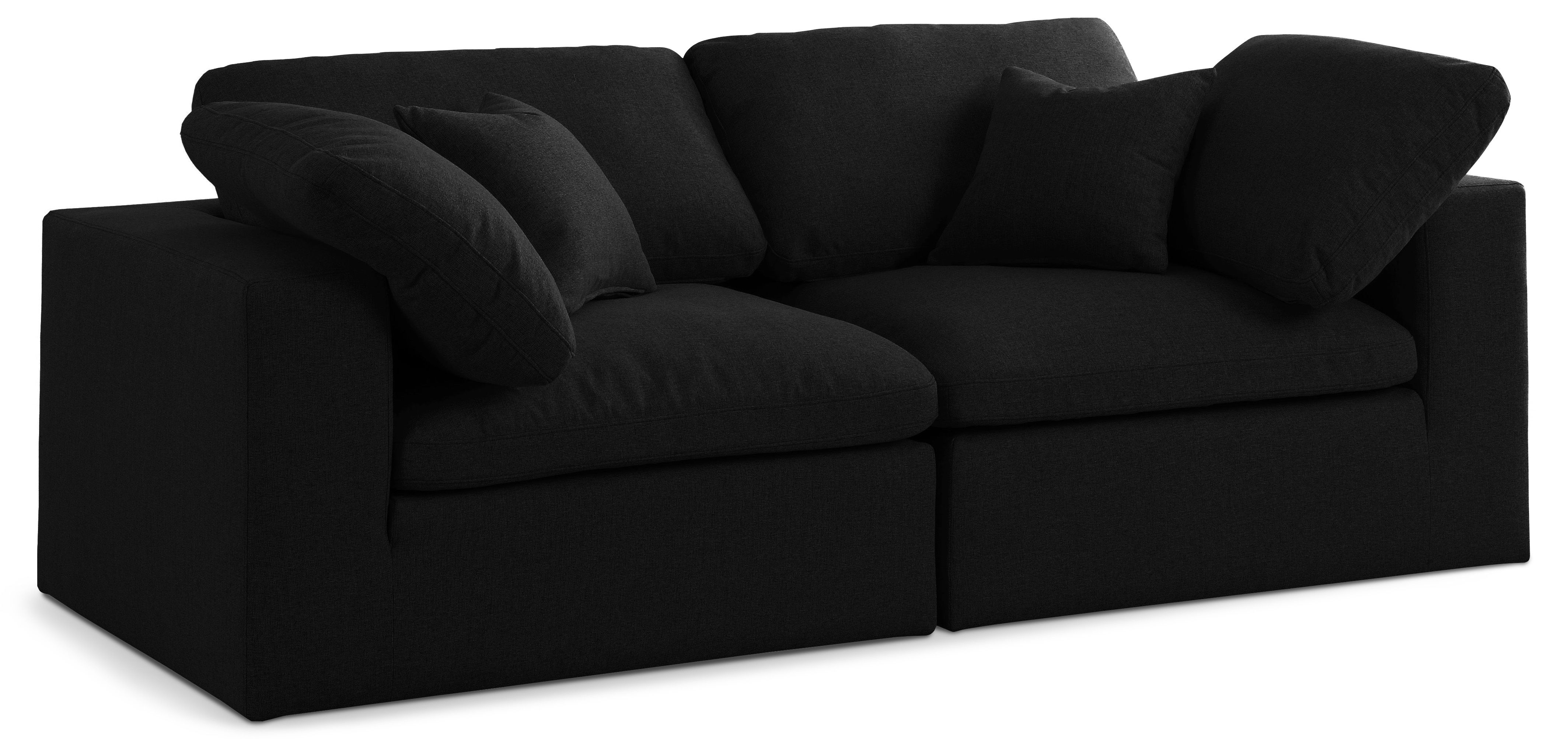 Serene - 2 Seat Modular Sofa - Black