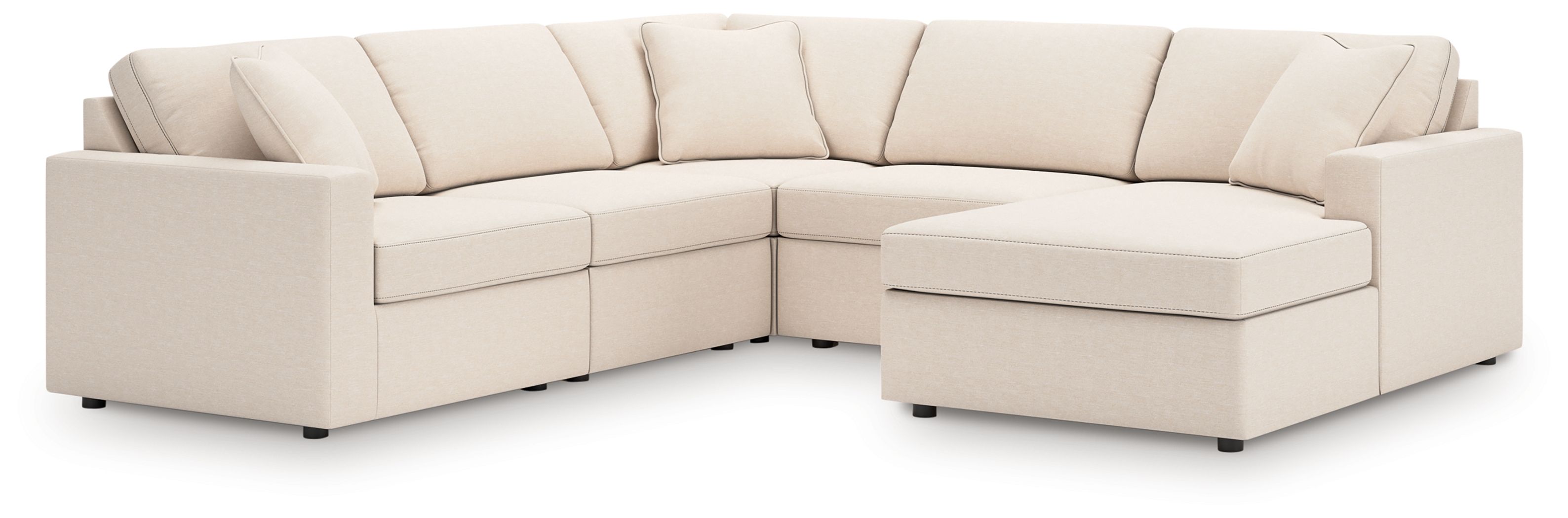 5 Pc · Sectional With Raf Corner Chaise, With Laf Corner Chair