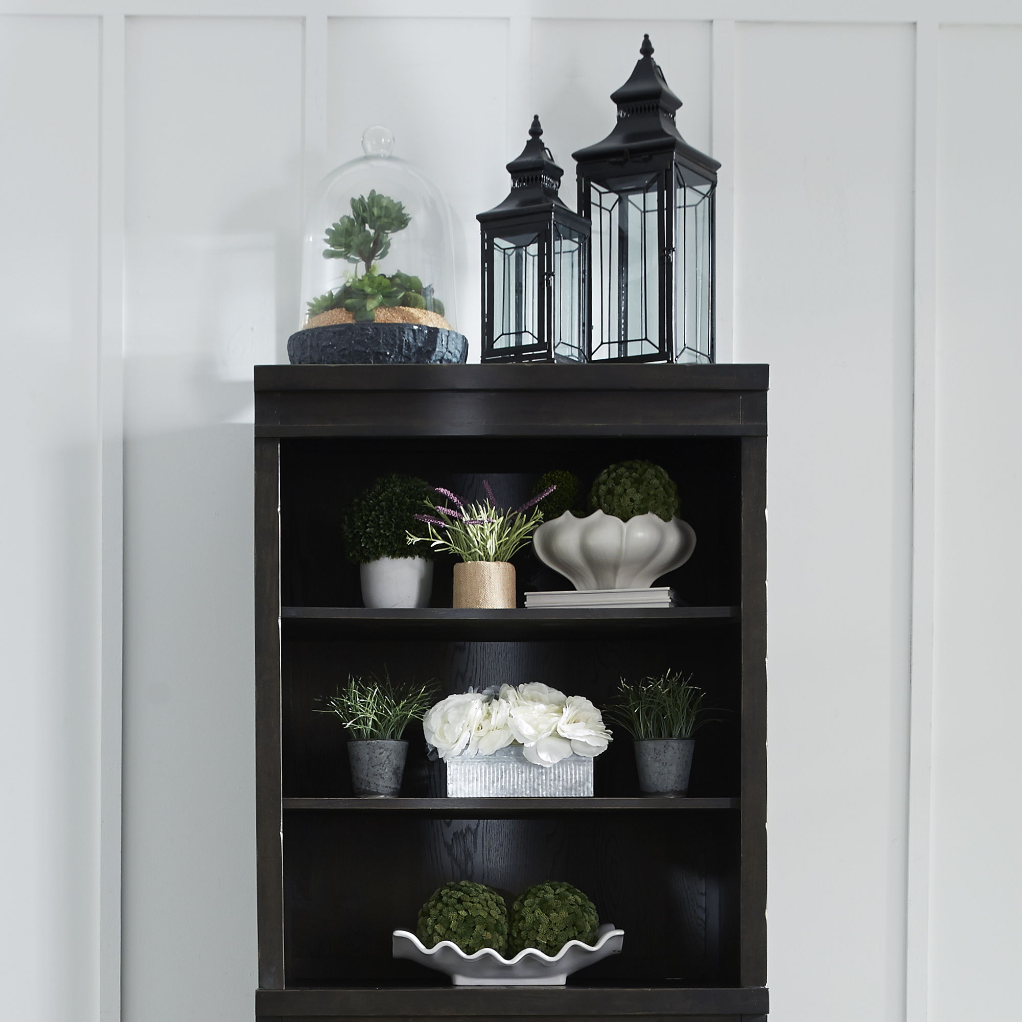 Liberty Furniture Harvest Home - Bunching Lateral File Hutch - Black