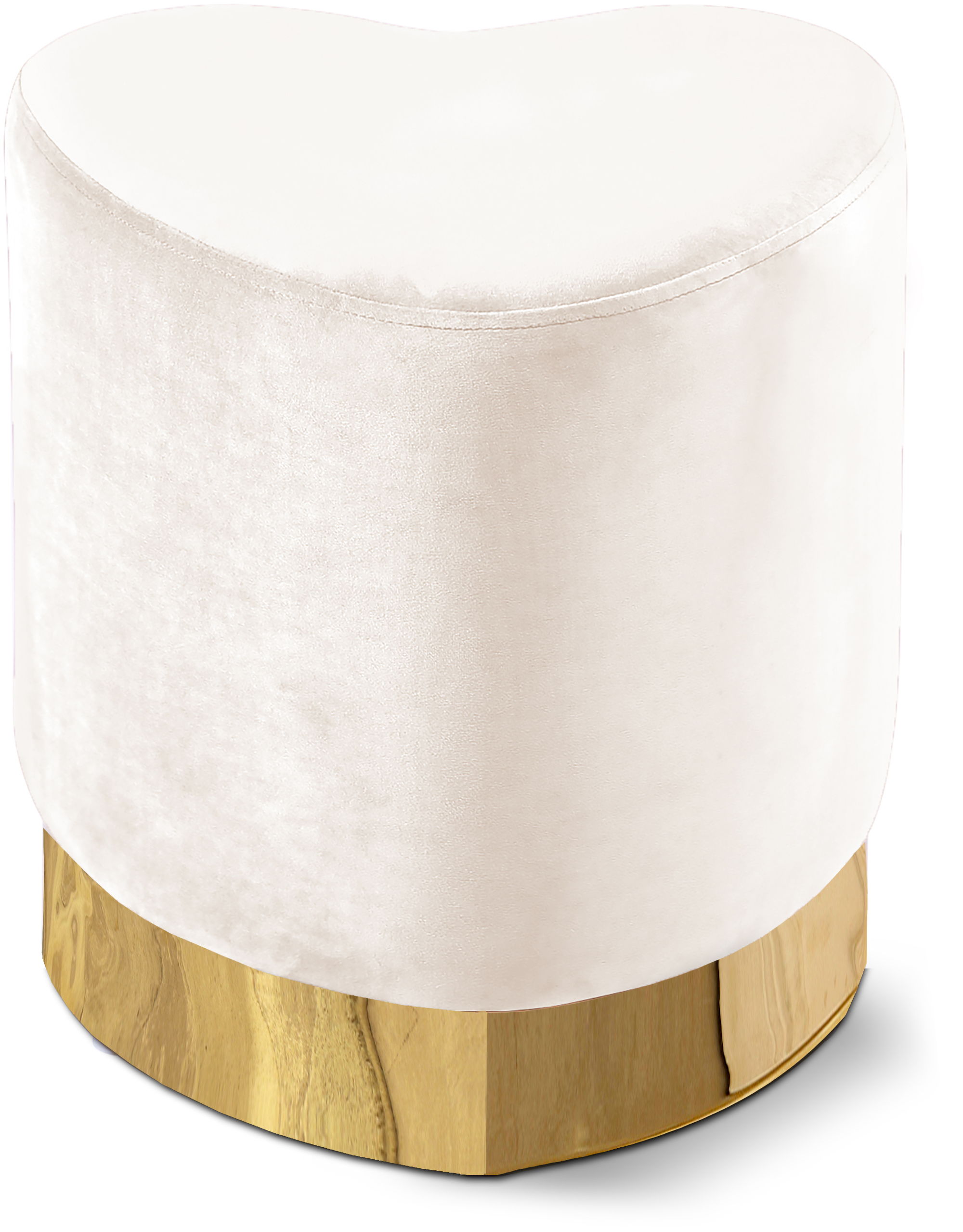 Heart - Ottoman / Stool - Cream