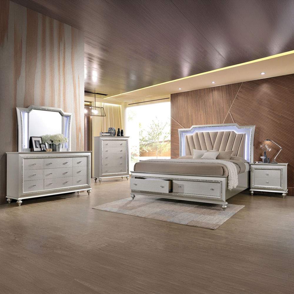 Kaitlyn - Dresser - Champagne, beige, view 6