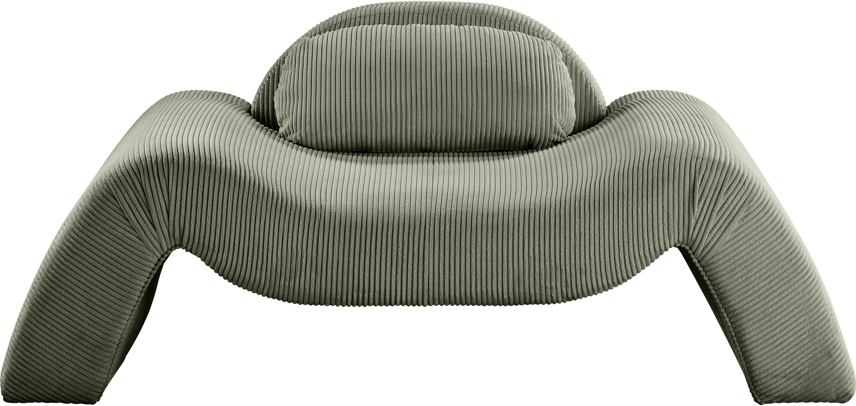 Austin - Corduroy Accent Chair - Green