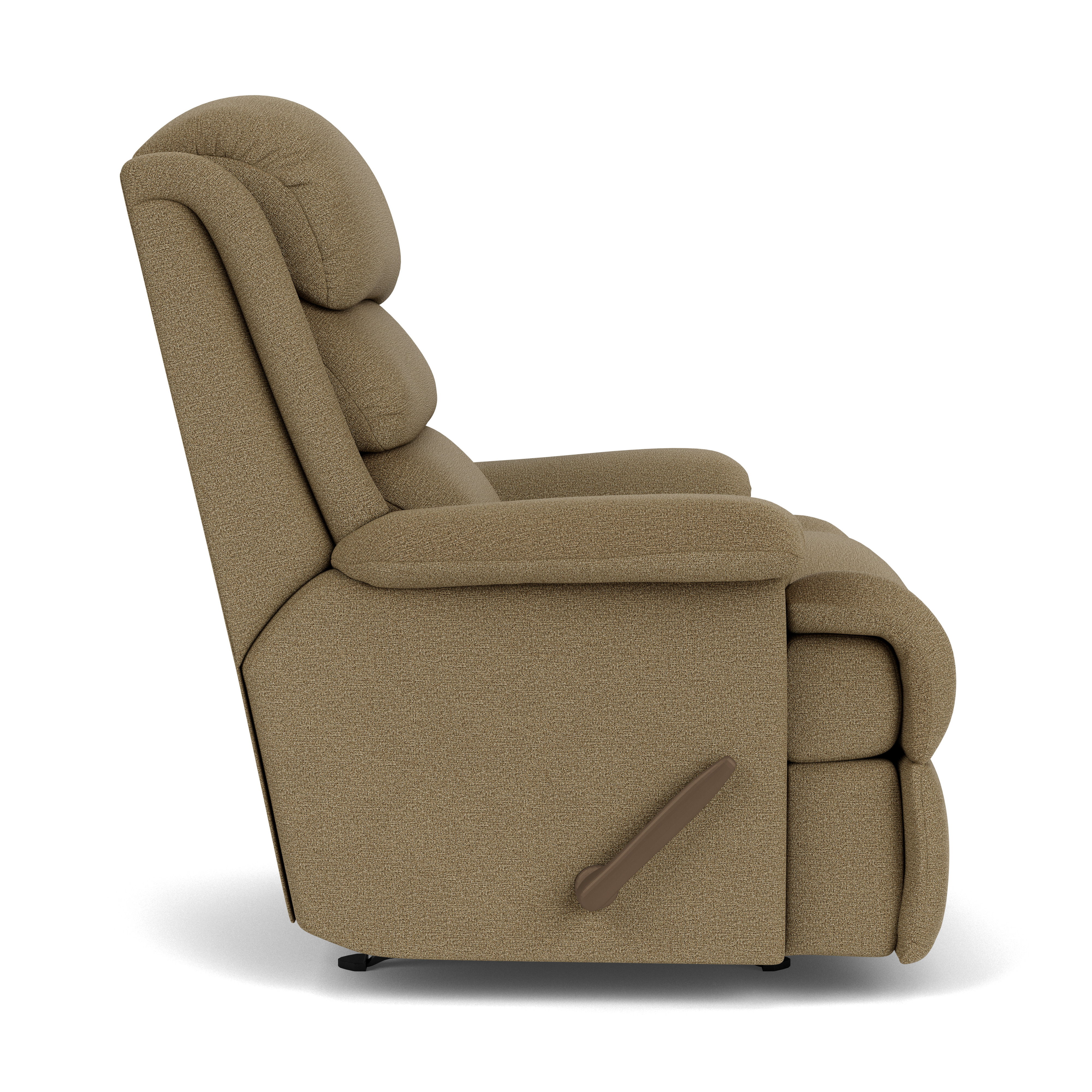 Yukon - Transitional Fabric Recliner, gray, view 6