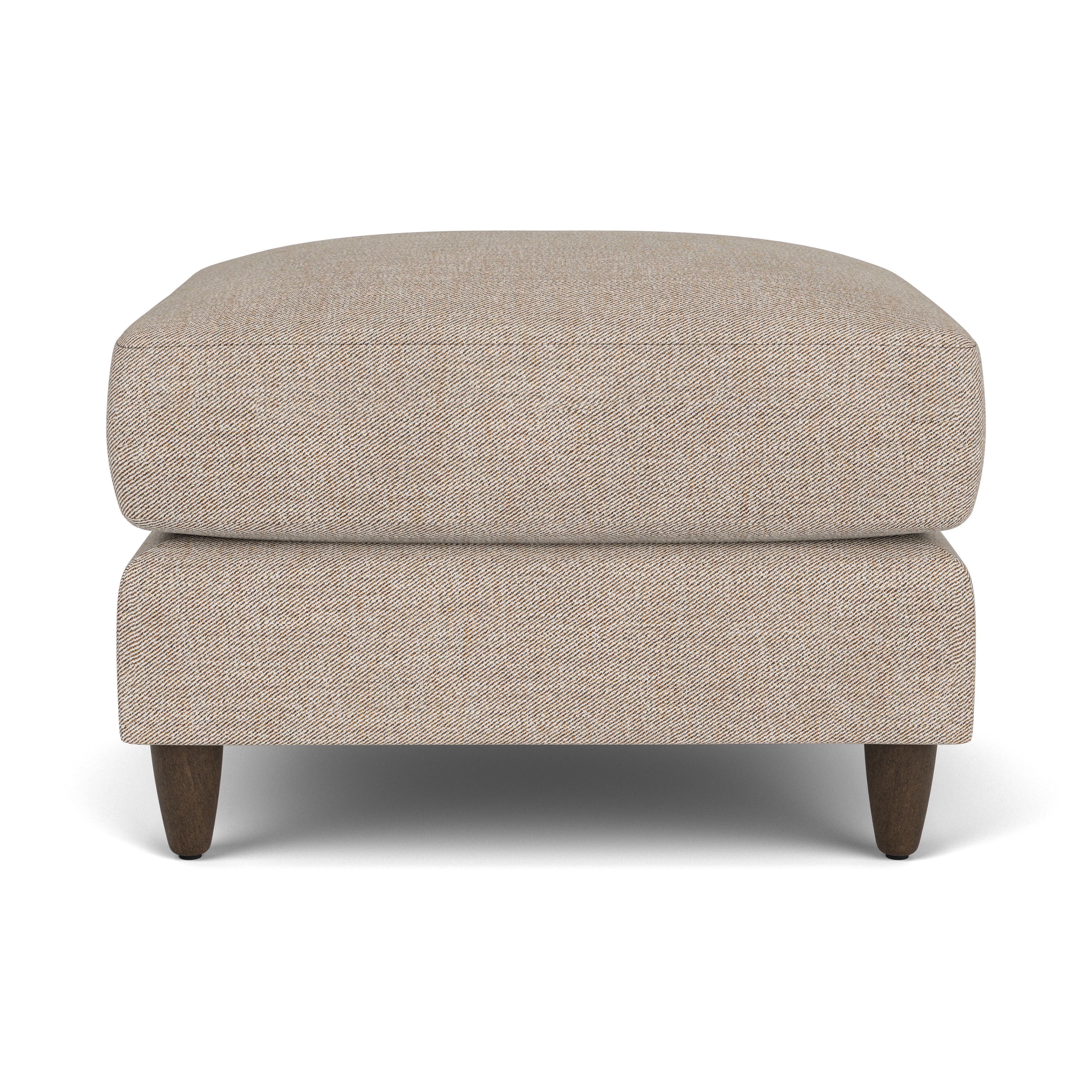 Fern - Fabric Ottoman, dark gray, view 5