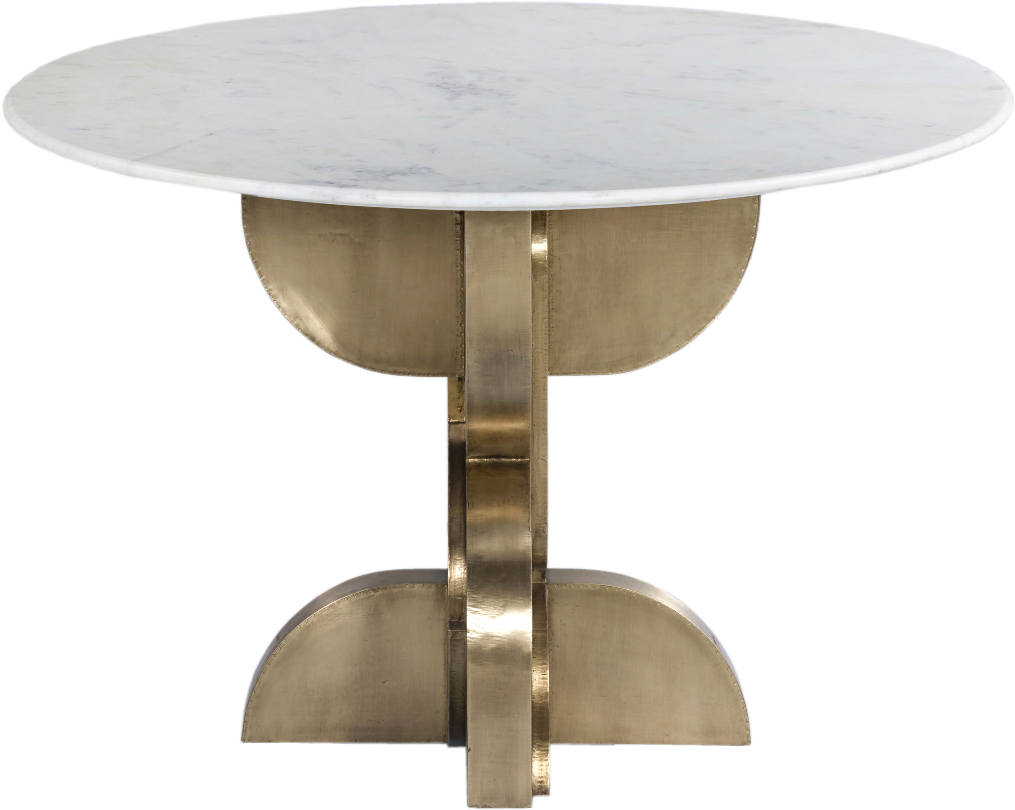 Alden - Marble/Stone Dining Table - White