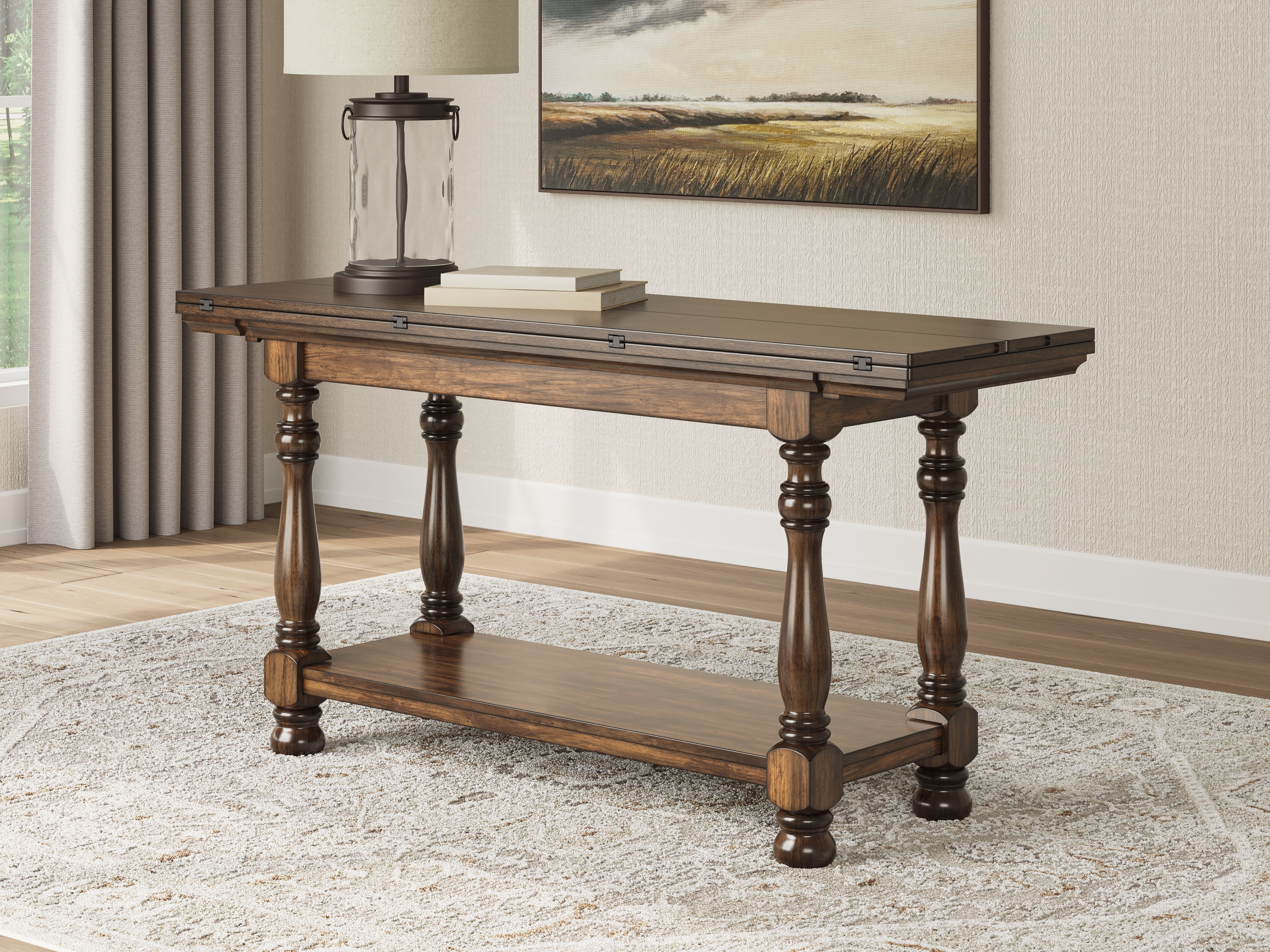 Ashley Furniture Sturlayne - Rectangular End Table - Brown - Image 6