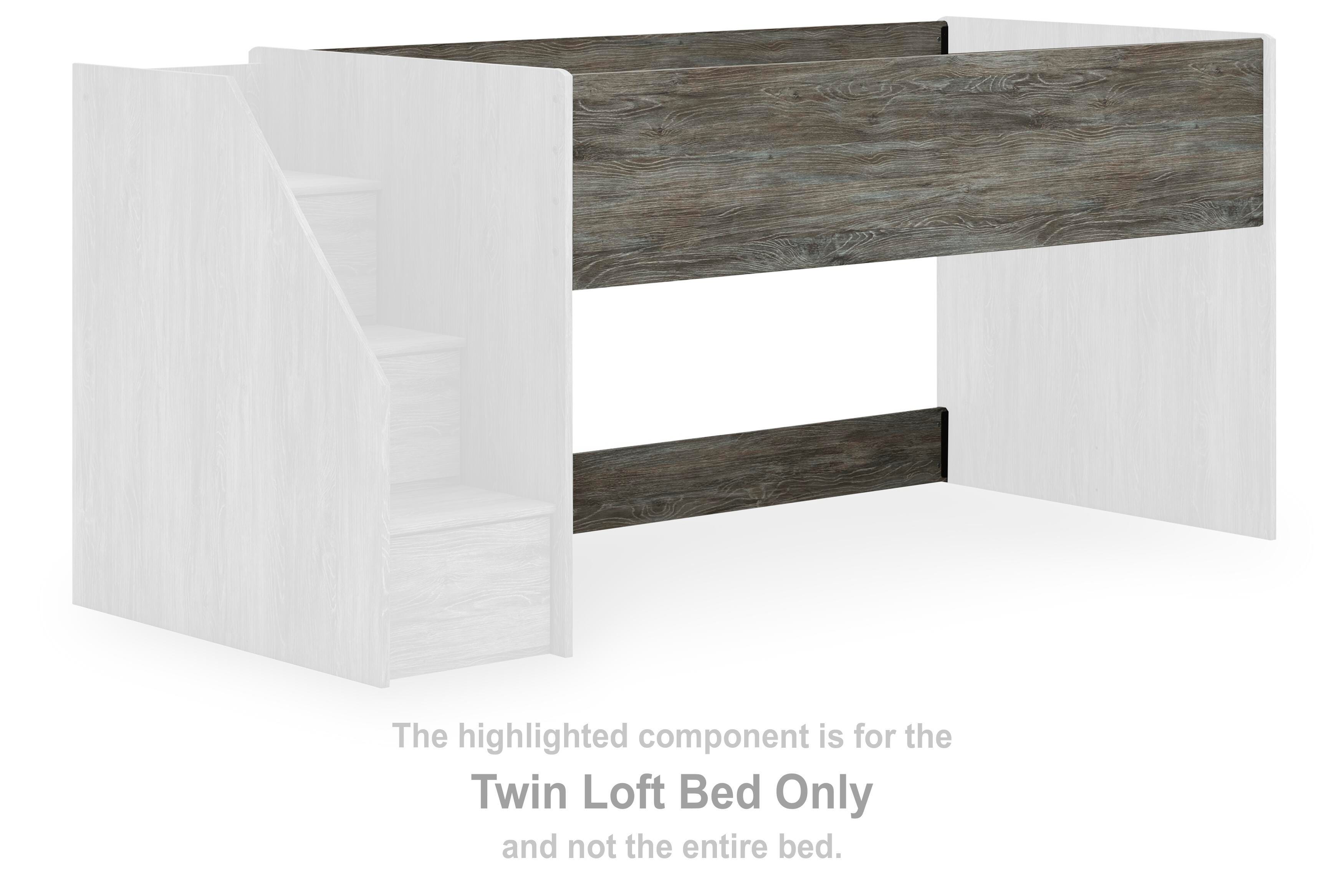 Frandern – Twin Loft Bed – Gray