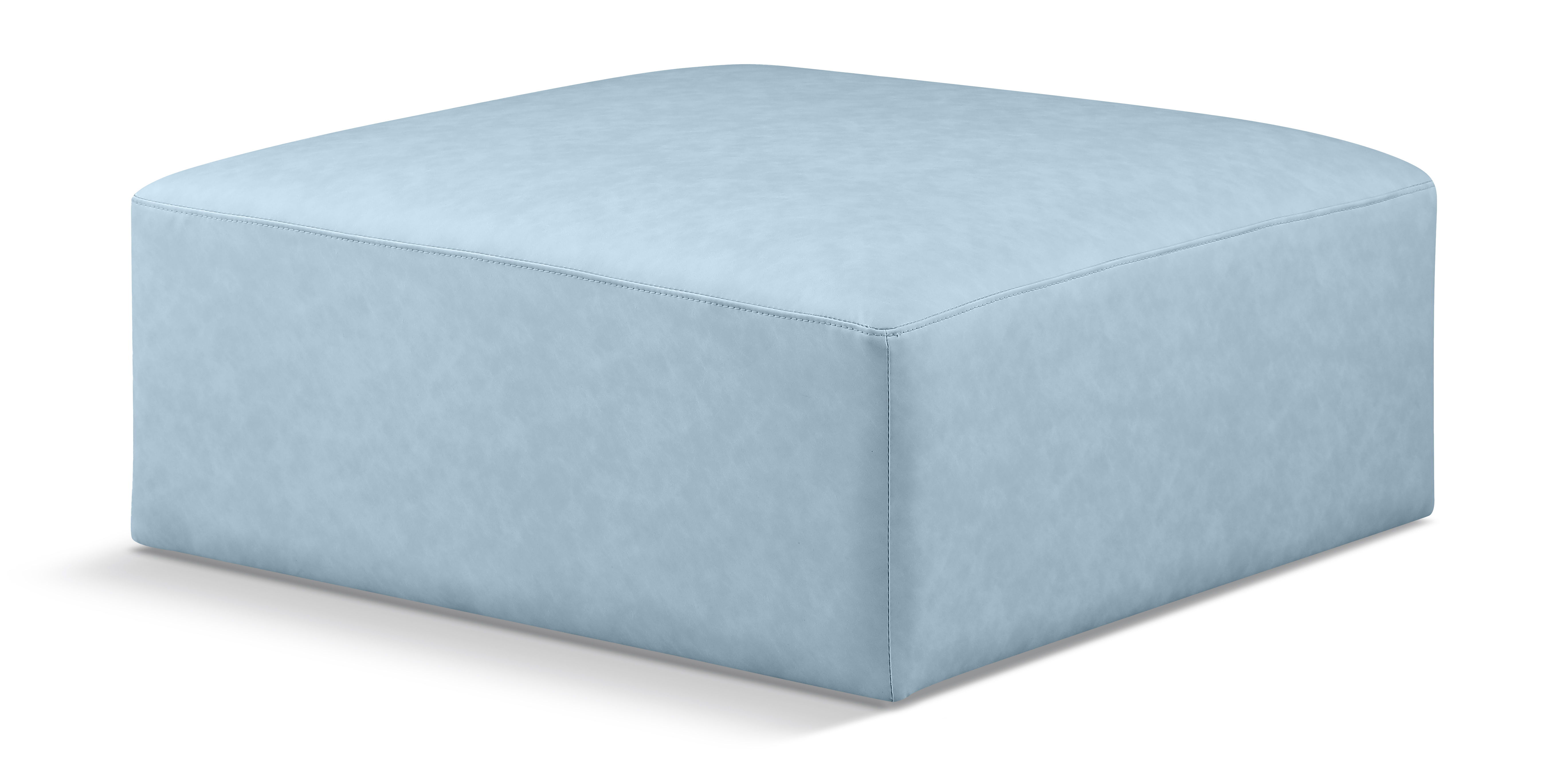 Cube - Ottoman - Light Blue