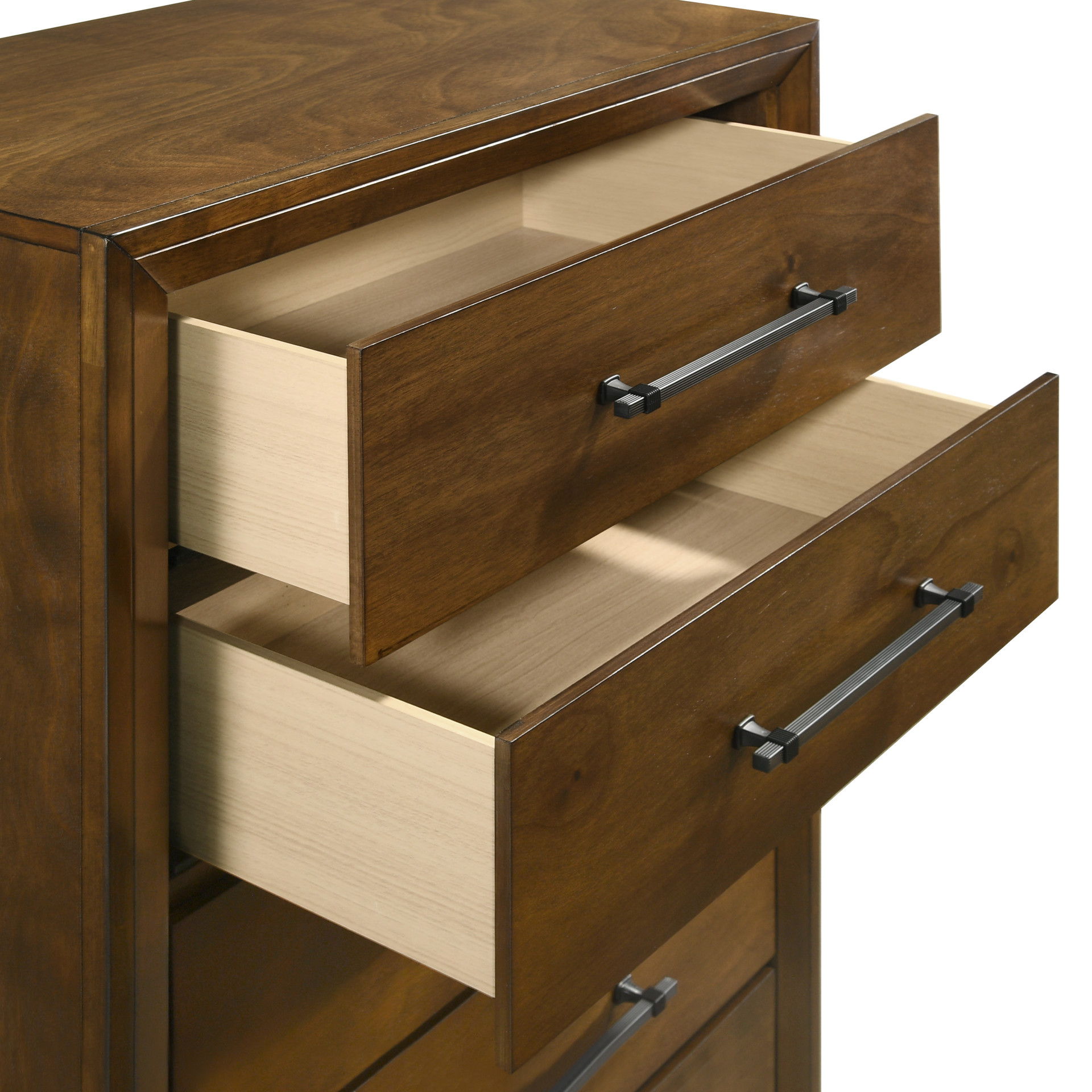 Ballard - 5 Drawer Chest - Walnut, light brown, view 5