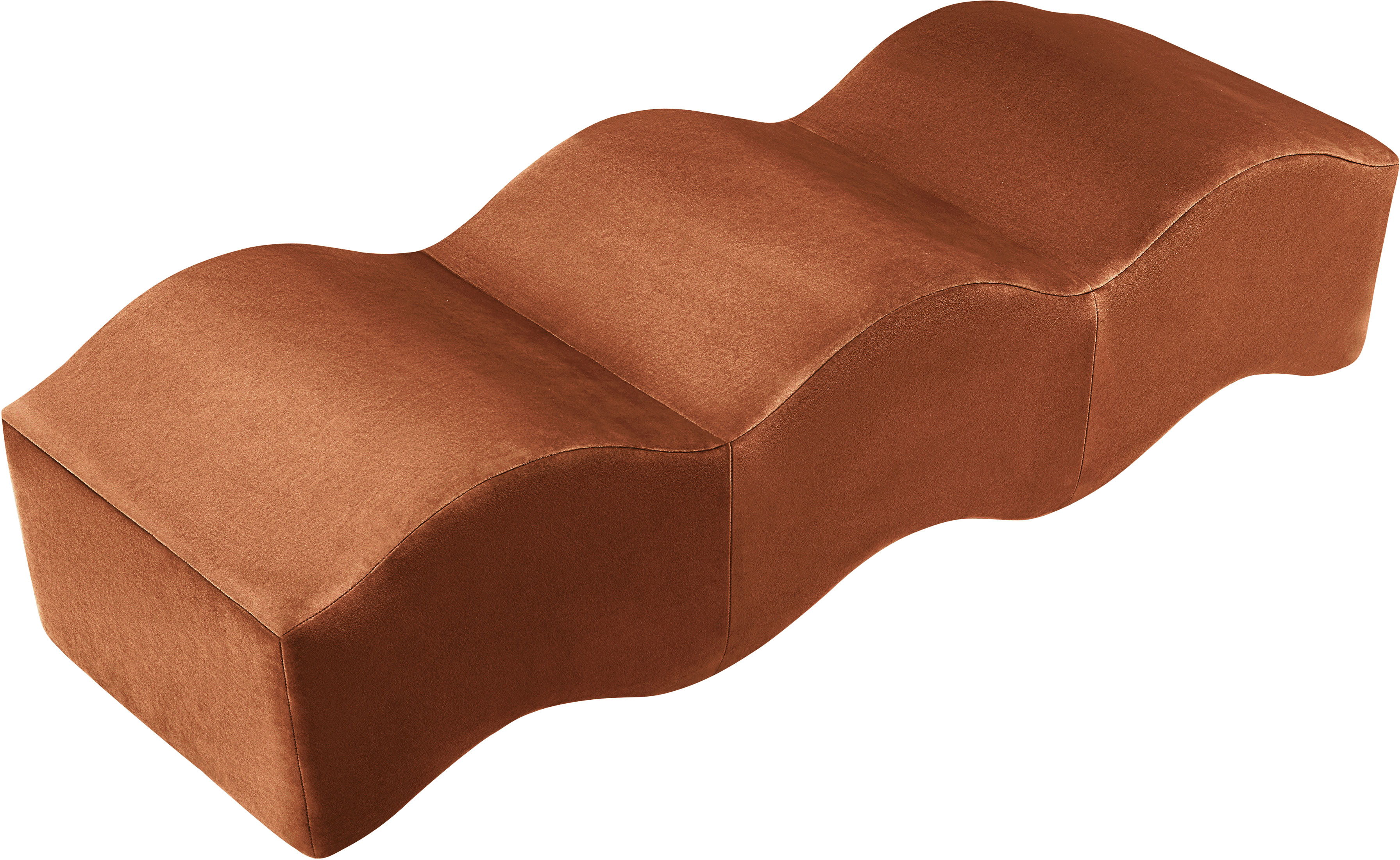 Wave - Bench - Cognac