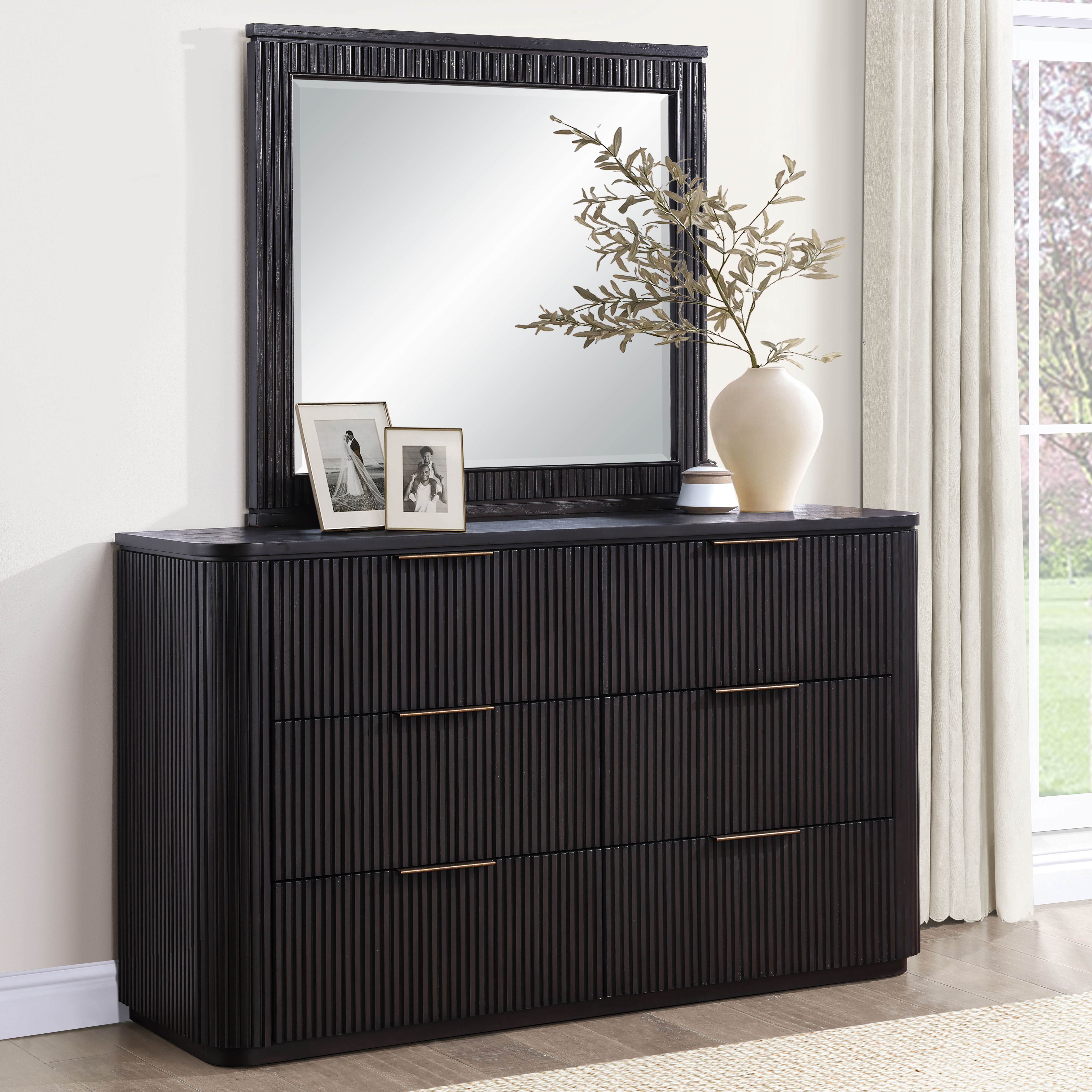 Henry - Dresser And Mirror - Espresso