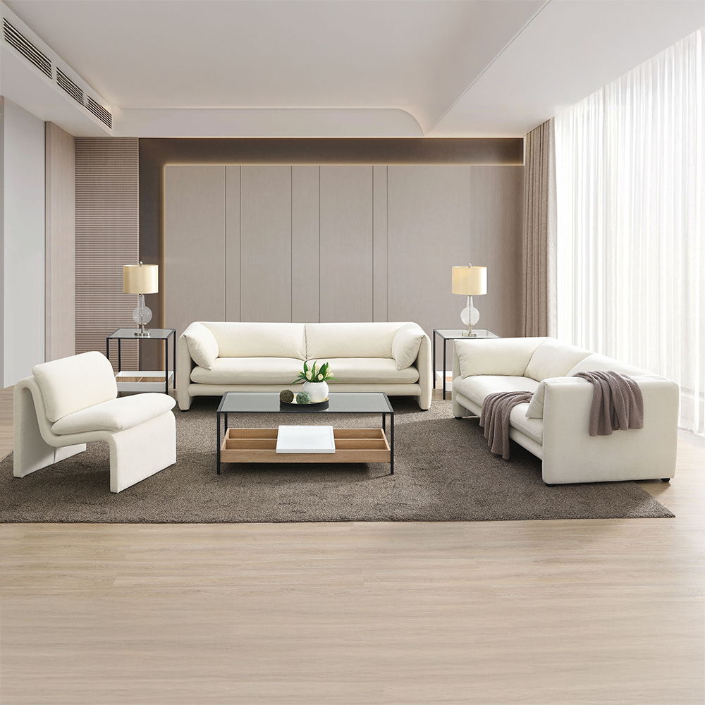 Jaeda - Loveseat - Beige Linen, beige, view 7
