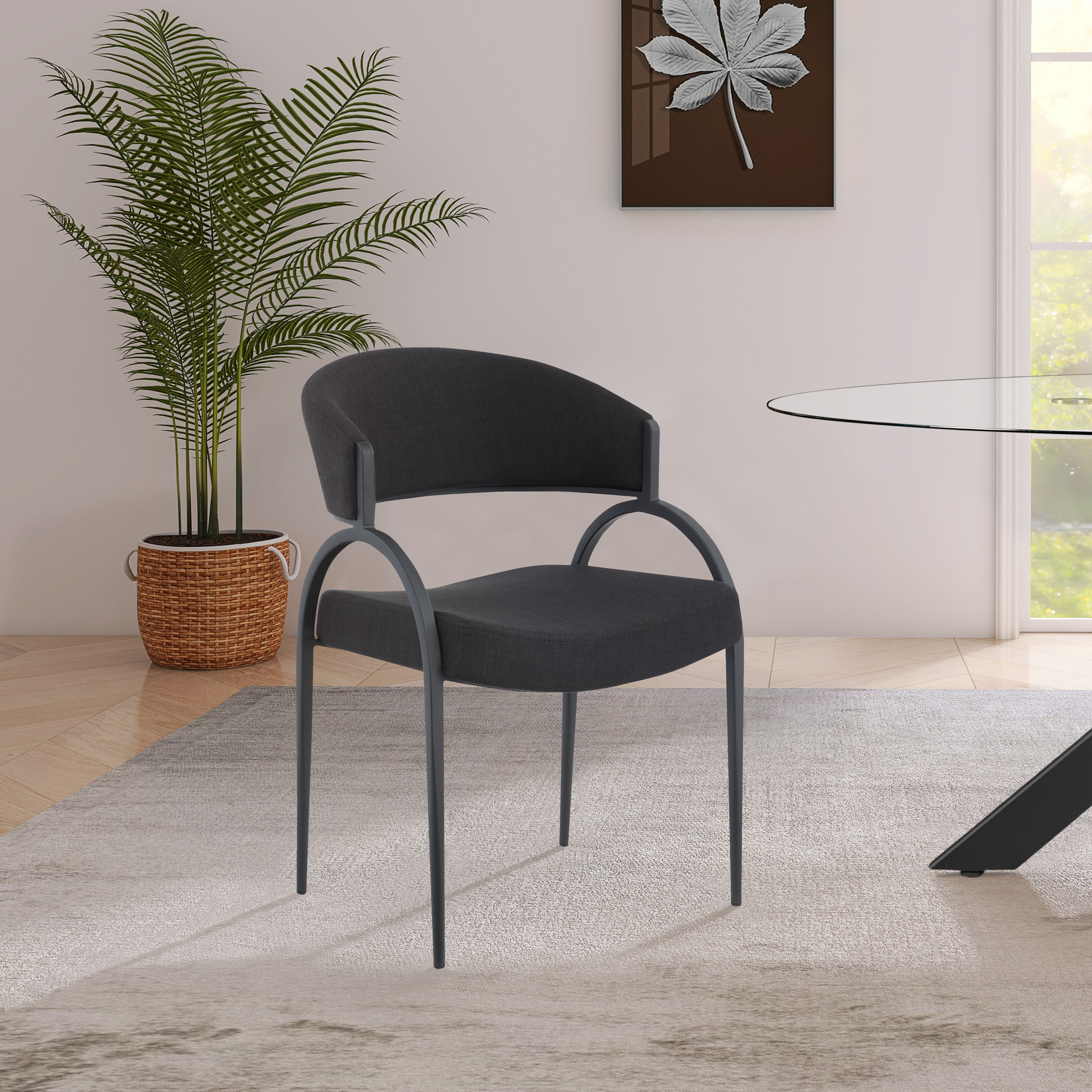 Privet - Dining Chair (Set of 2) - Black