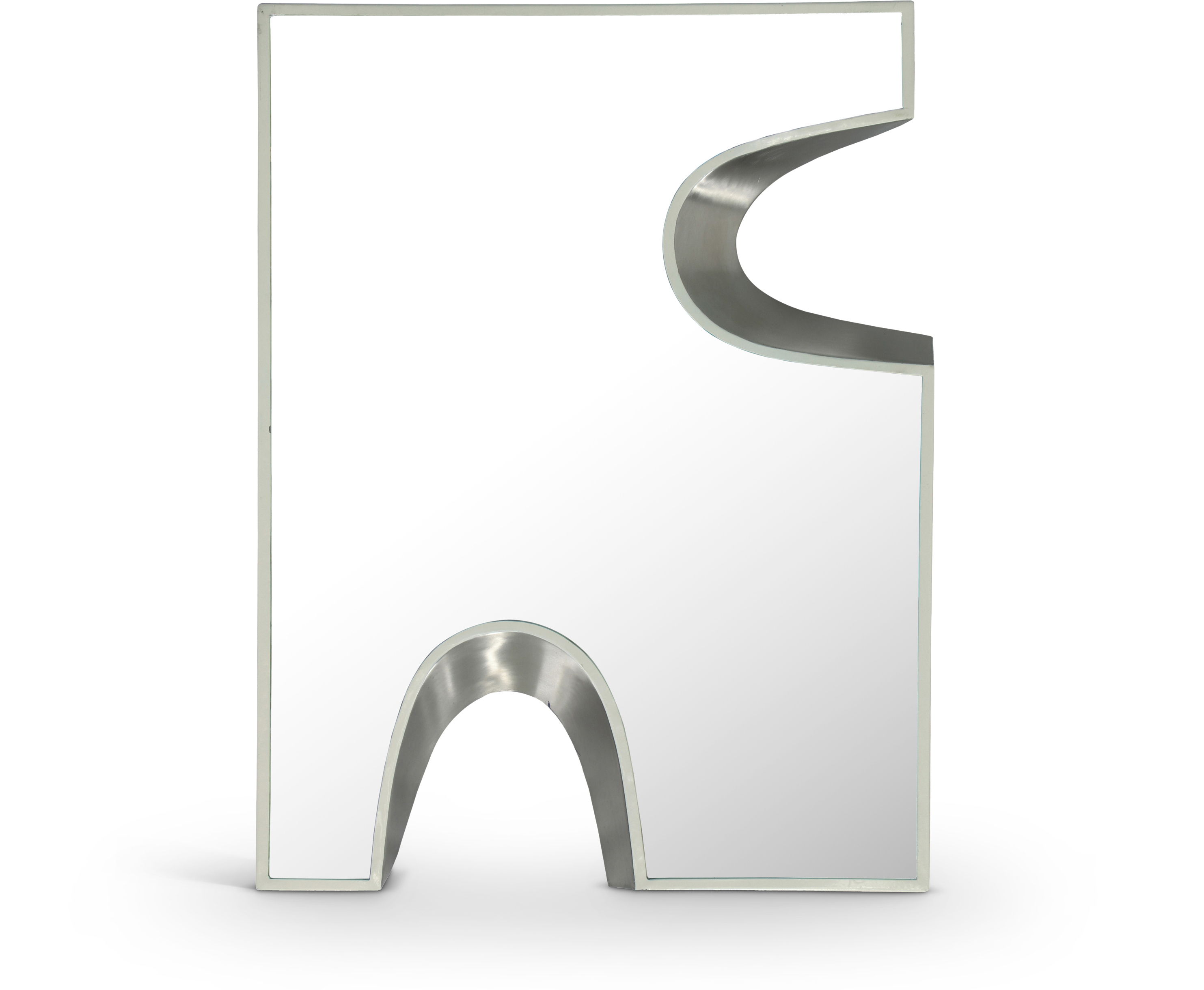 Soleil - 36" Mirror - Cream / Silver